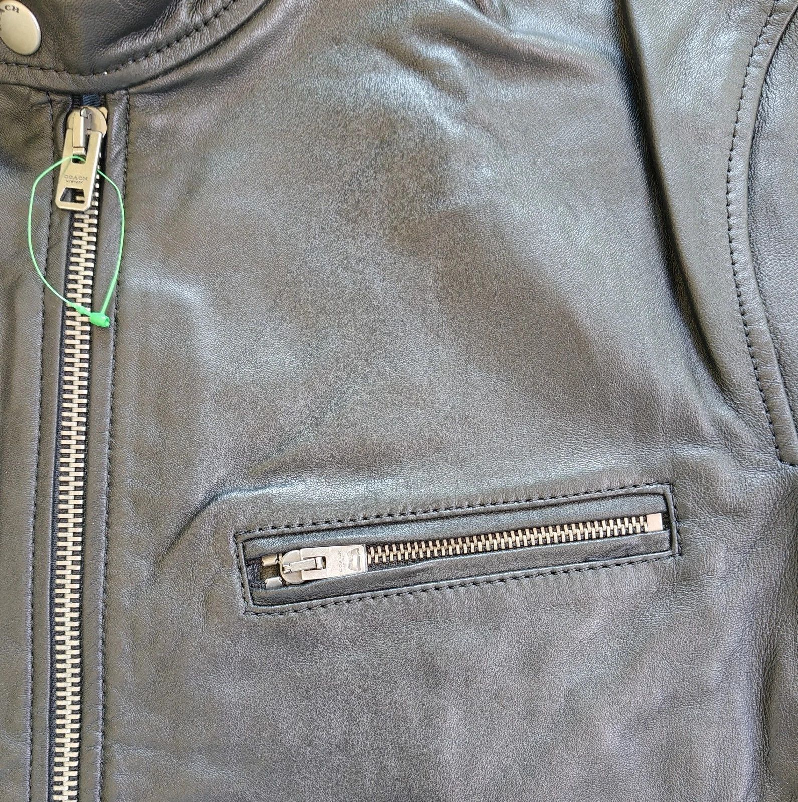 Coach Coach Leather Racer Jacket FTP 5074 Size US XL / EU 56 / 4 - 3 Thumbnail