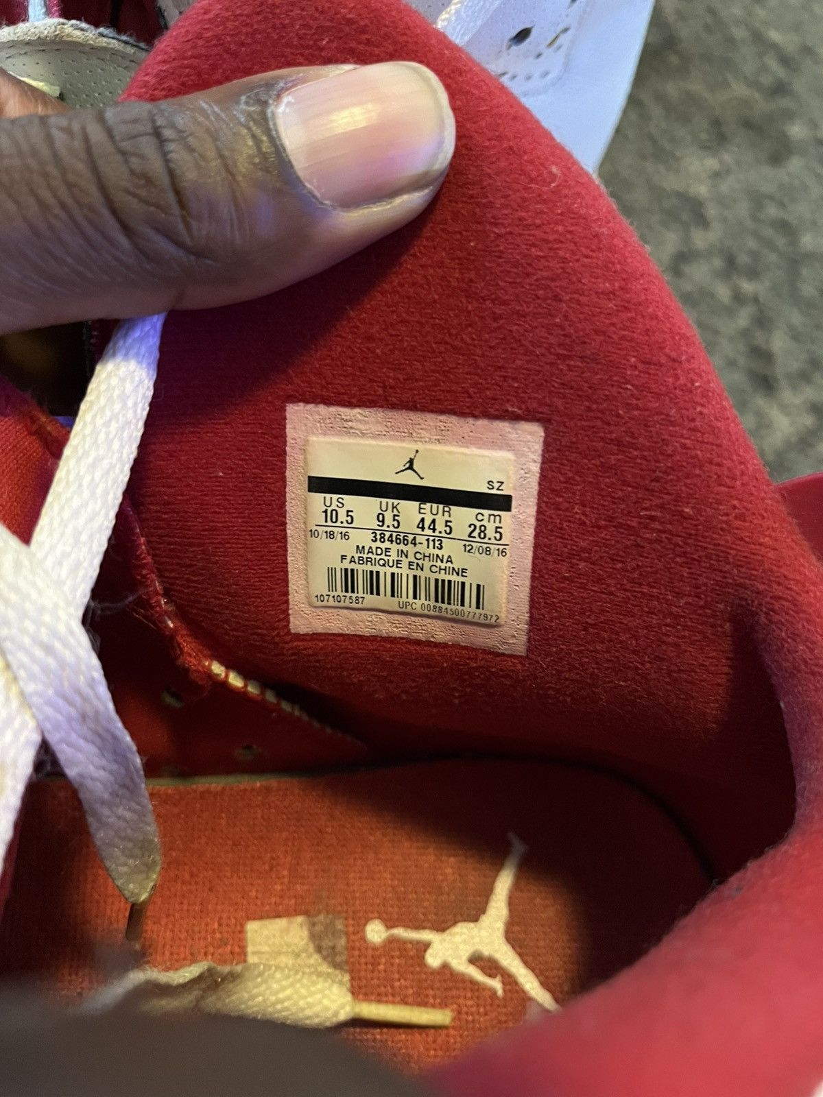 Jordan Brand Jordan 6 alternate carmine Size US 10.5 / EU 43-44 - 5 Thumbnail