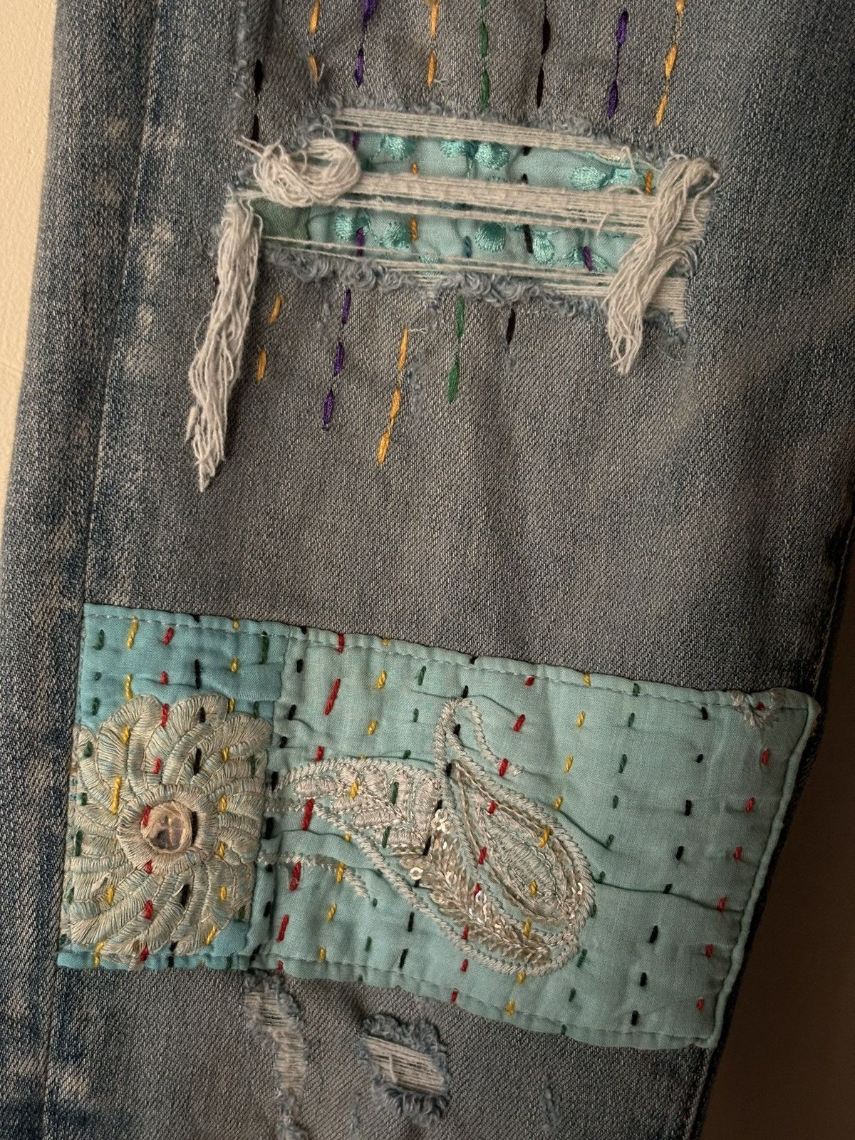 Amiri Amiri Embroidered Denim Size US 29 - 7 Thumbnail