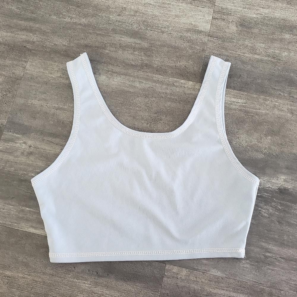 Shein Light Blue SHEIN Cropped Tank Size S / US 4 / IT 40 - 1 Thumbnail