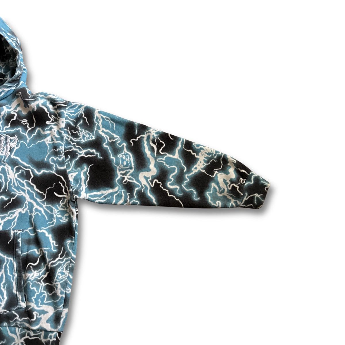 RIPNDIP RIPNDIP Blue Lightning All Over Print Hoodie Mens Large Size US L / EU 52-54 / 3 - 6 Thumbnail