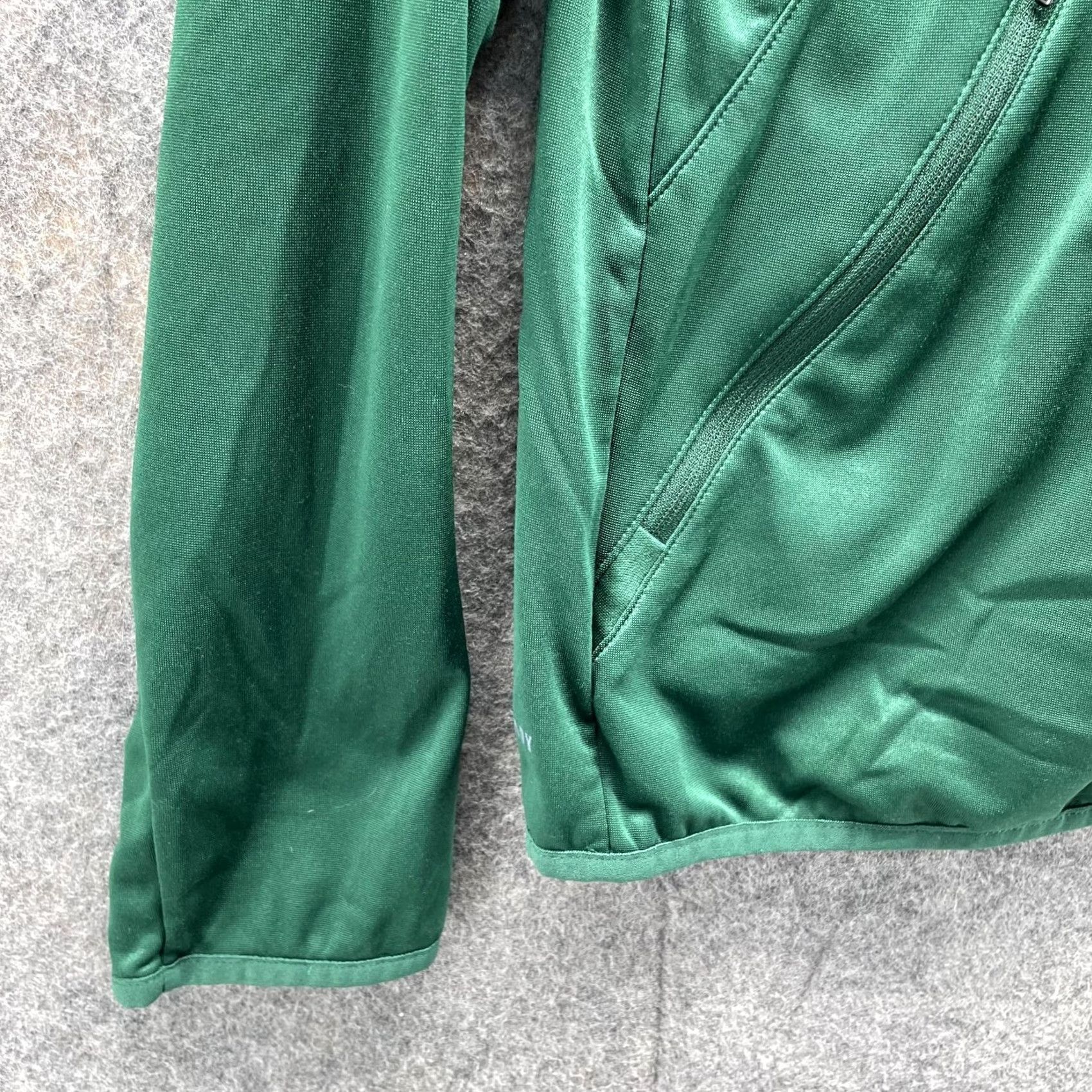 Adidas VINTAGE adidas Jacket Women Medium Green 1/2 Zip Miami Hurricanes Track Pullover Size M / US 6-8 / IT 42-44 - 6 Thumbnail