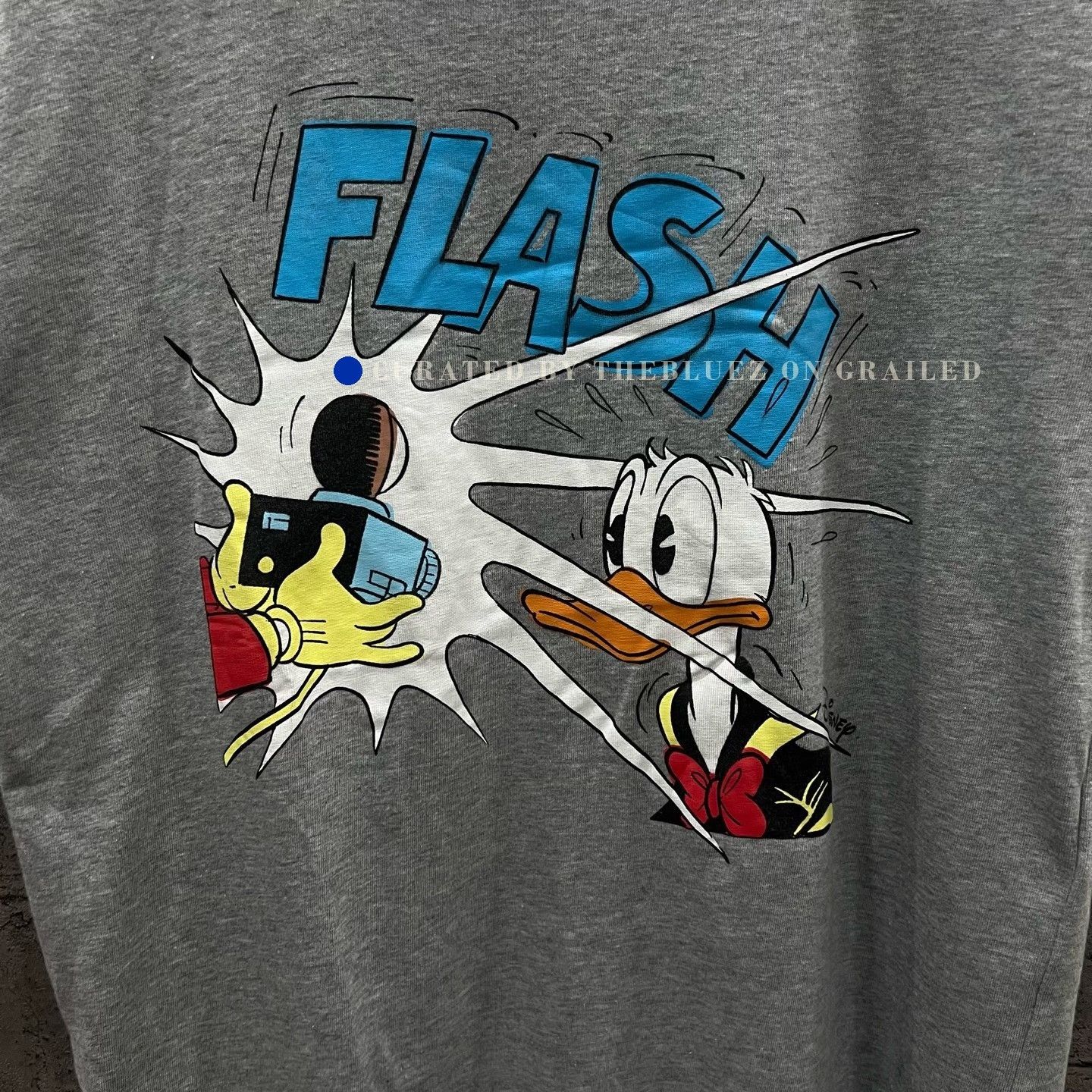 Gucci Gucci Gray Donald Duck Short Sleeve Size US S / EU 44-46 / 1 - 2 Thumbnail