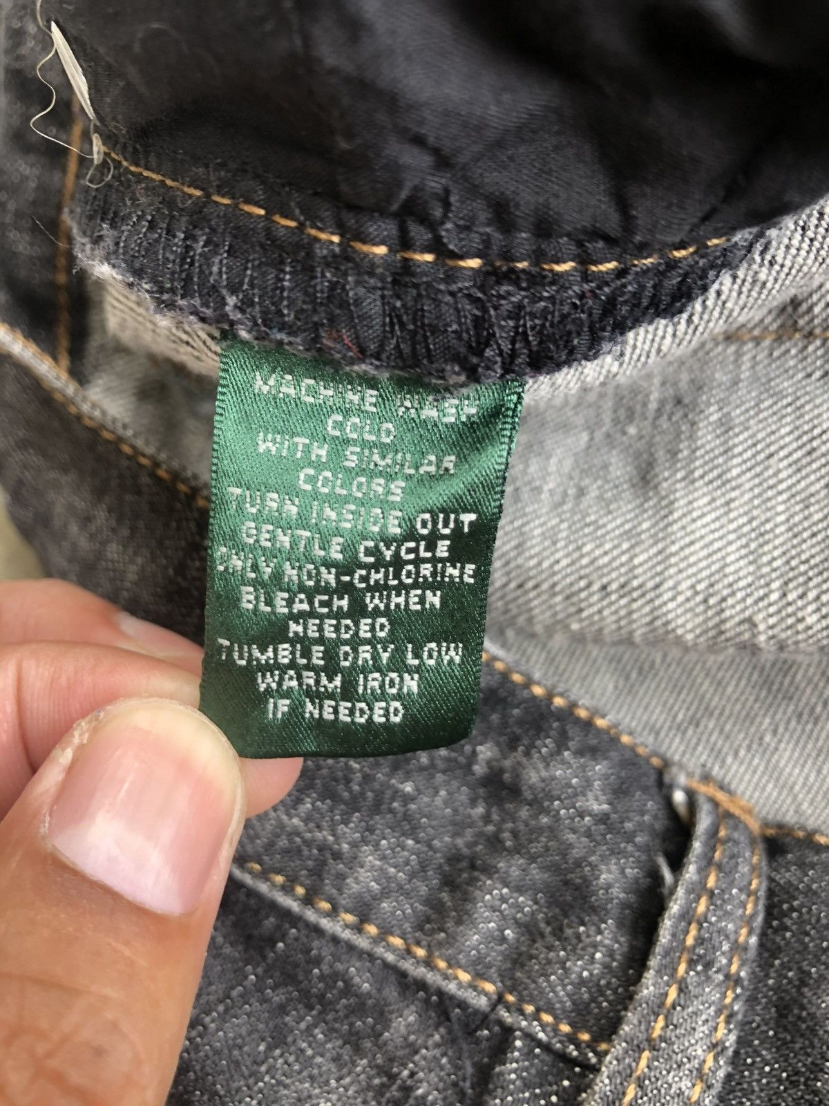 Ralph Lauren Japanese Lauren Flared Jeans Boro Patchwork Distressed Size US 30 / EU 46 - 22 Thumbnail