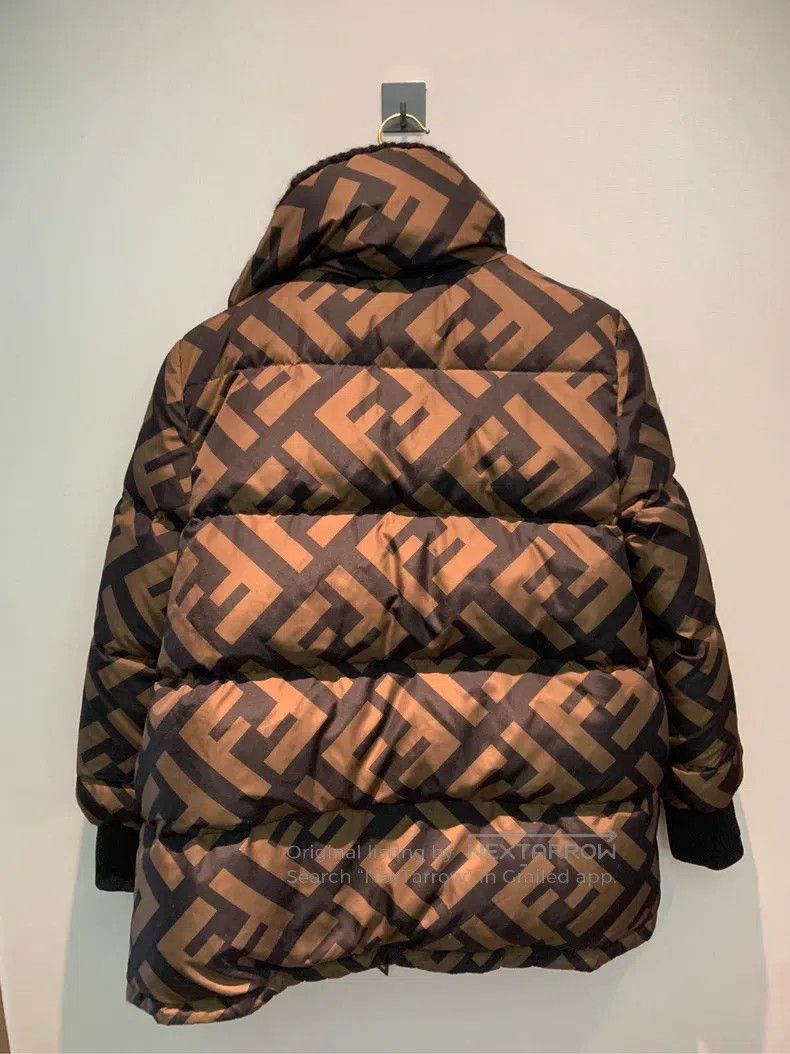 Fendi Fendi Logo-printed reversible goose down jacket Size S / US 4 / IT 40 - 5 Thumbnail