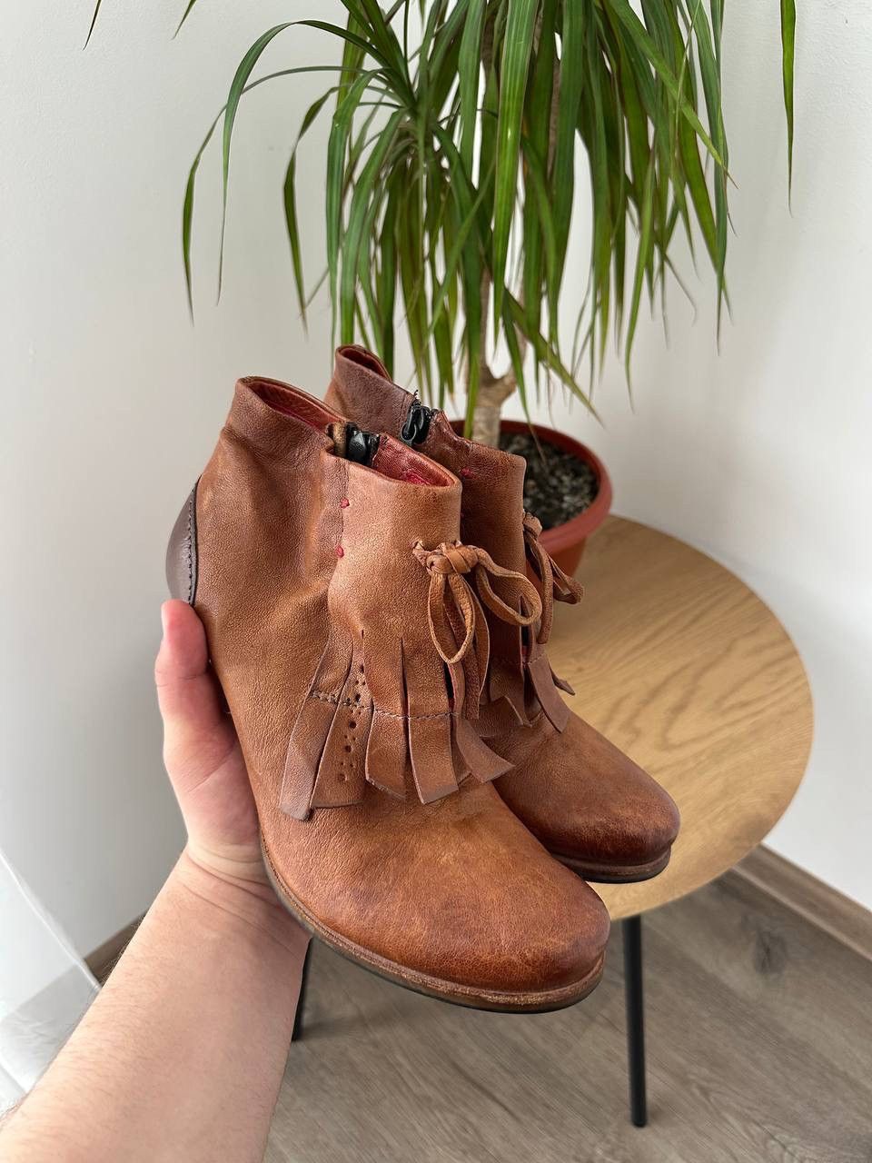 A.S.98 × Japanese Brand × Vintage Vintage Japanese A.S98 Brown Leather Air Step Womesn Boots Size US 8.5 / IT 38.5 - 10 Thumbnail