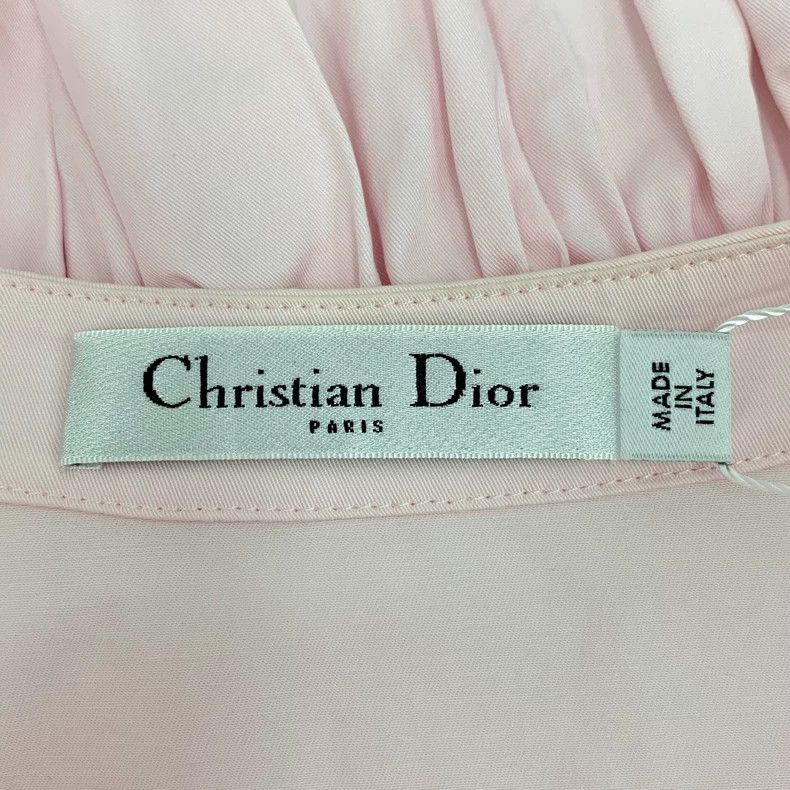 Dior Dior Light pink badge sequin embroidery cotton round neck Size XS / US 0-2 / IT 36-38 - 5 Thumbnail