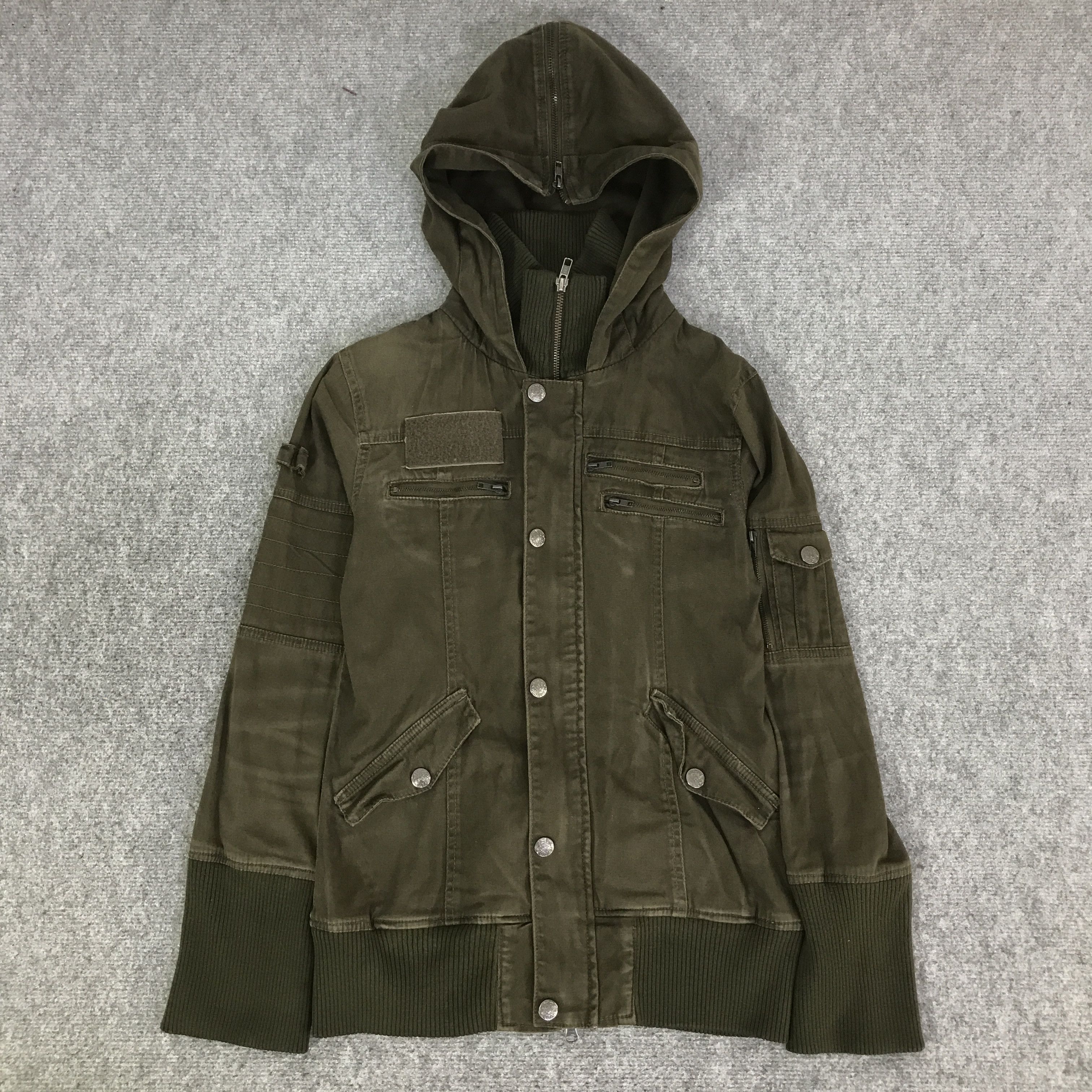 Japanese Brand DURER FIT PUNK HOODIES STYLR JACKET K108B12 Size US S / EU 44-46 / 1 - 1 Thumbnail