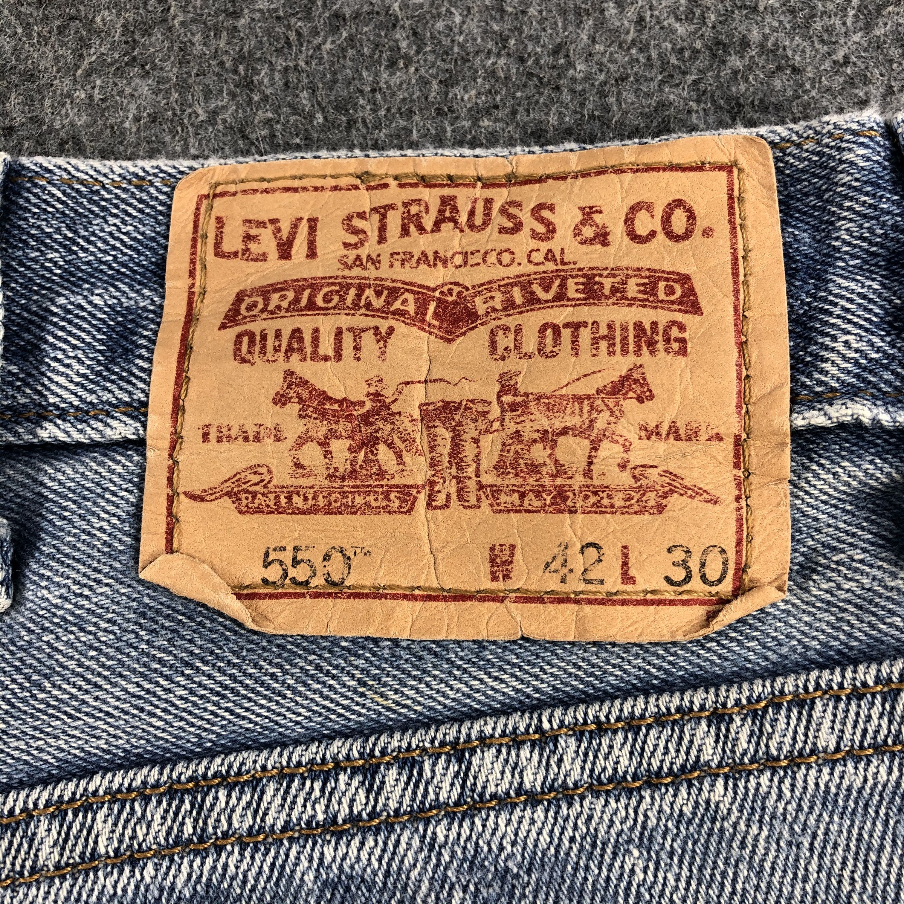 Levi's Vintage Light Wash Levis 550 Jeans-J1502 Size US 34 / EU 50 - 5 Thumbnail