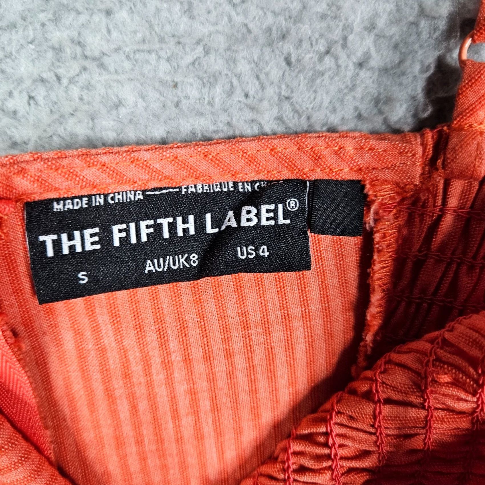 Vintage The Fifth Label Dress Womens S Orange Women Mini short Size Size 28" / US 6 / IT 42 - 6 Thumbnail