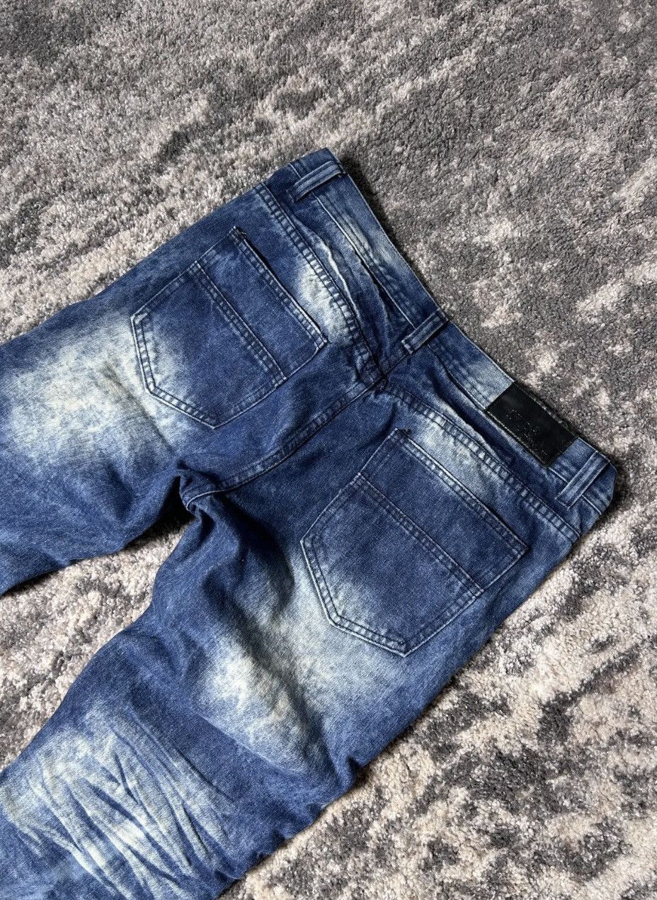 Affliction × Japanese Brand × Vintage Crazy Y2K 1738 Dynasty Affliction style crosses grunge jeans Size US 34 / EU 50 - 9 Thumbnail