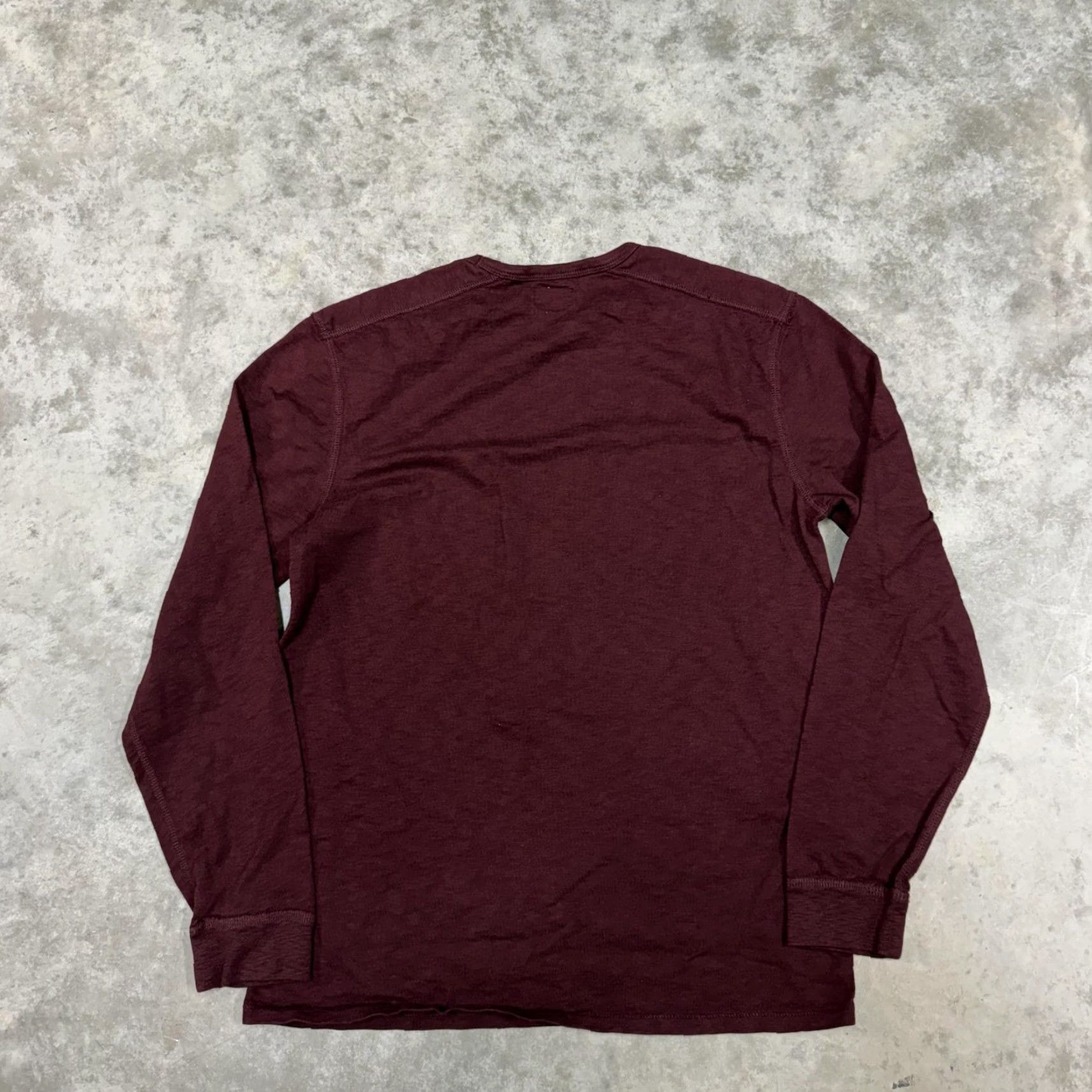 J.Crew VINTAGE J.Crew Shirt Mens M Red Long Sleeve Solid Crewneck Casual Tee Fall Winter Mens Size US M / EU 48-50 / 2 - 3 Thumbnail