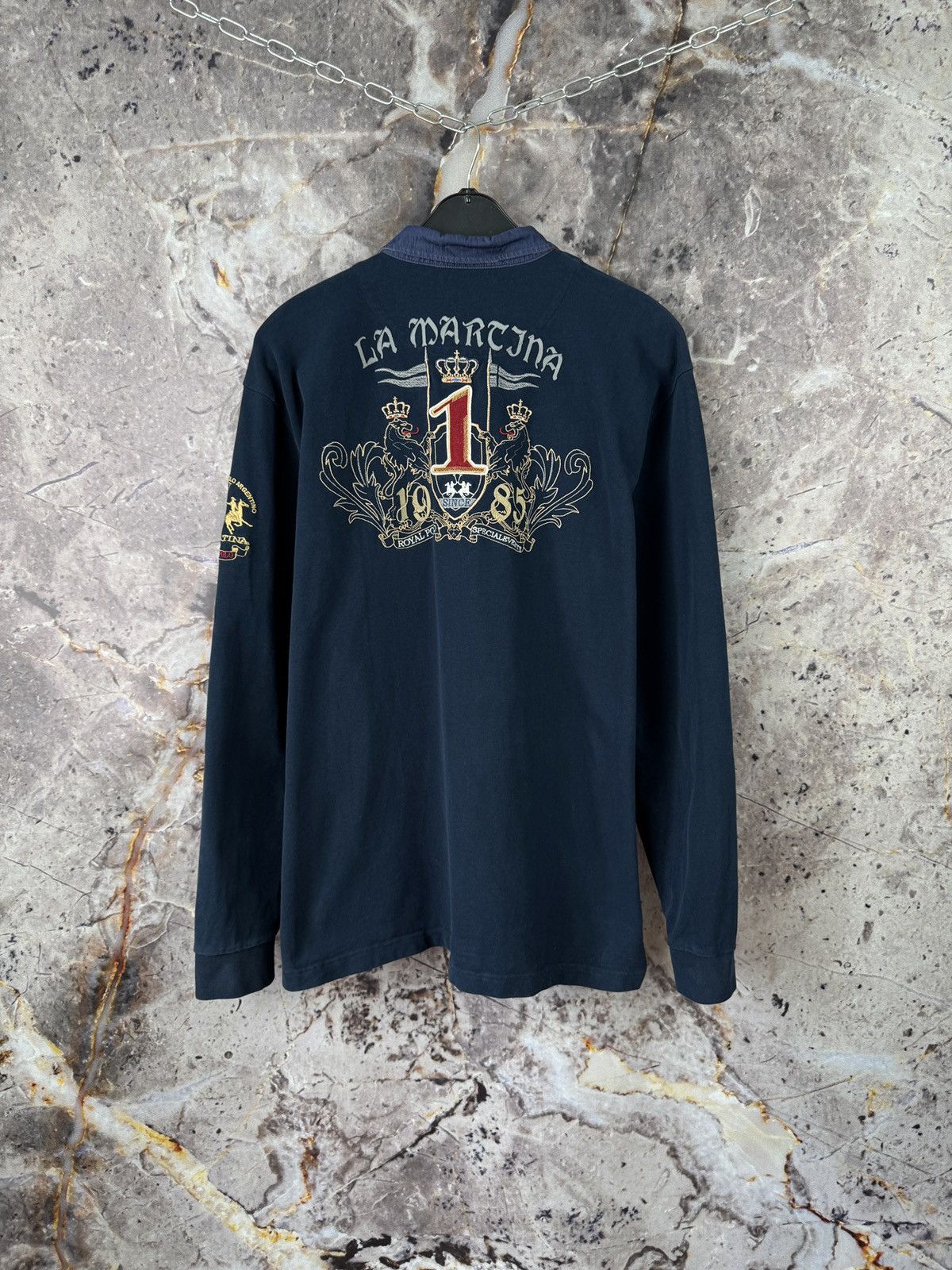 La Martina Men’s La Martina Regby Long Sleeve Shirt Size XXL Size US XXL / EU 58 / 5 - 9 Thumbnail