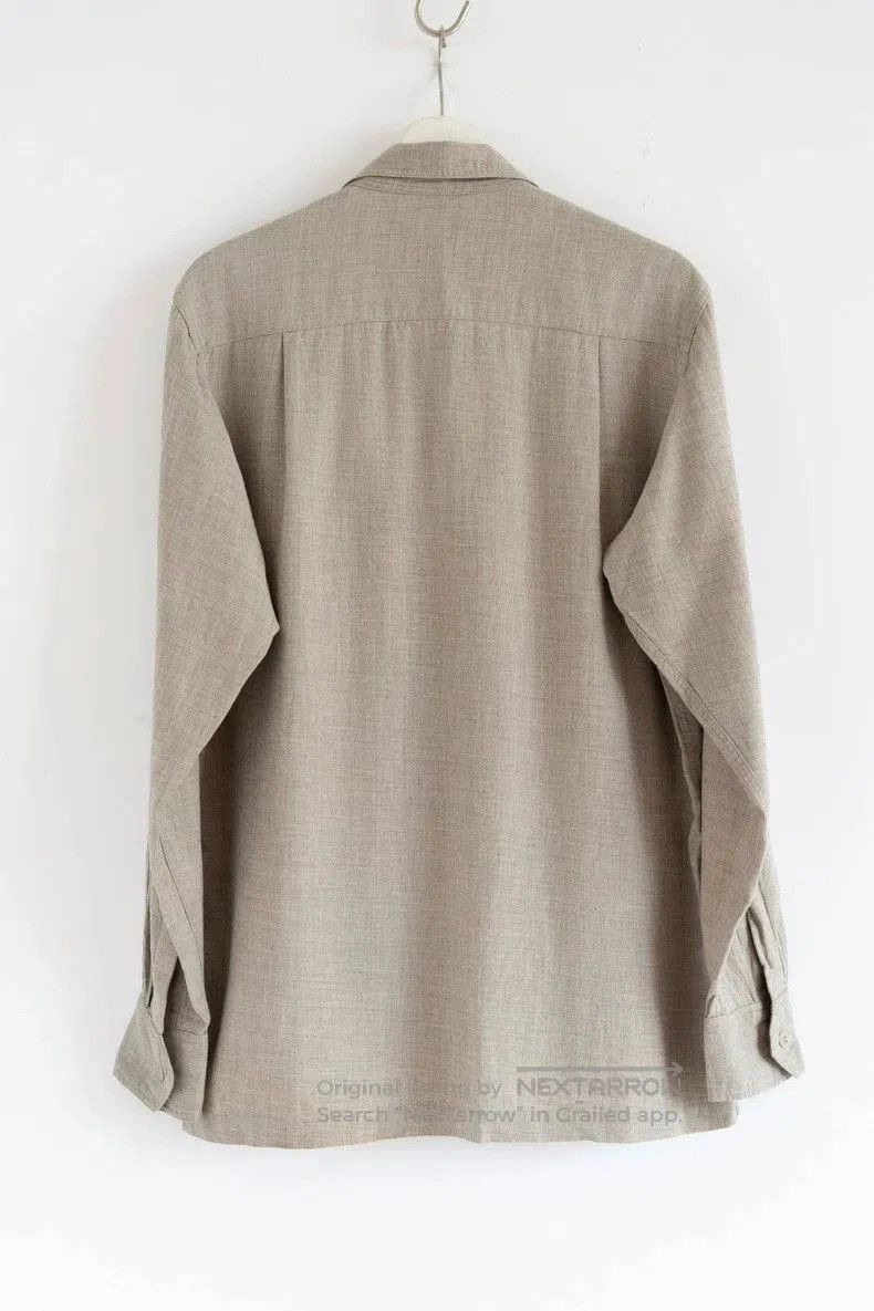 Yohji Yamamoto Yohji Yamamoto 00s Distressed Wool Shirt Size US M / EU 48-50 / 2 - 2 Thumbnail