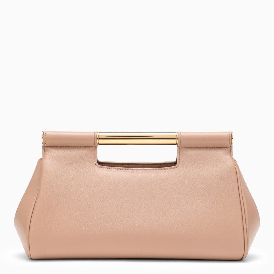 Dolce & Gabbana o1d2blof0824 Size : OS / Medium Handbag in Beige Size ONE SIZE - 3 Thumbnail