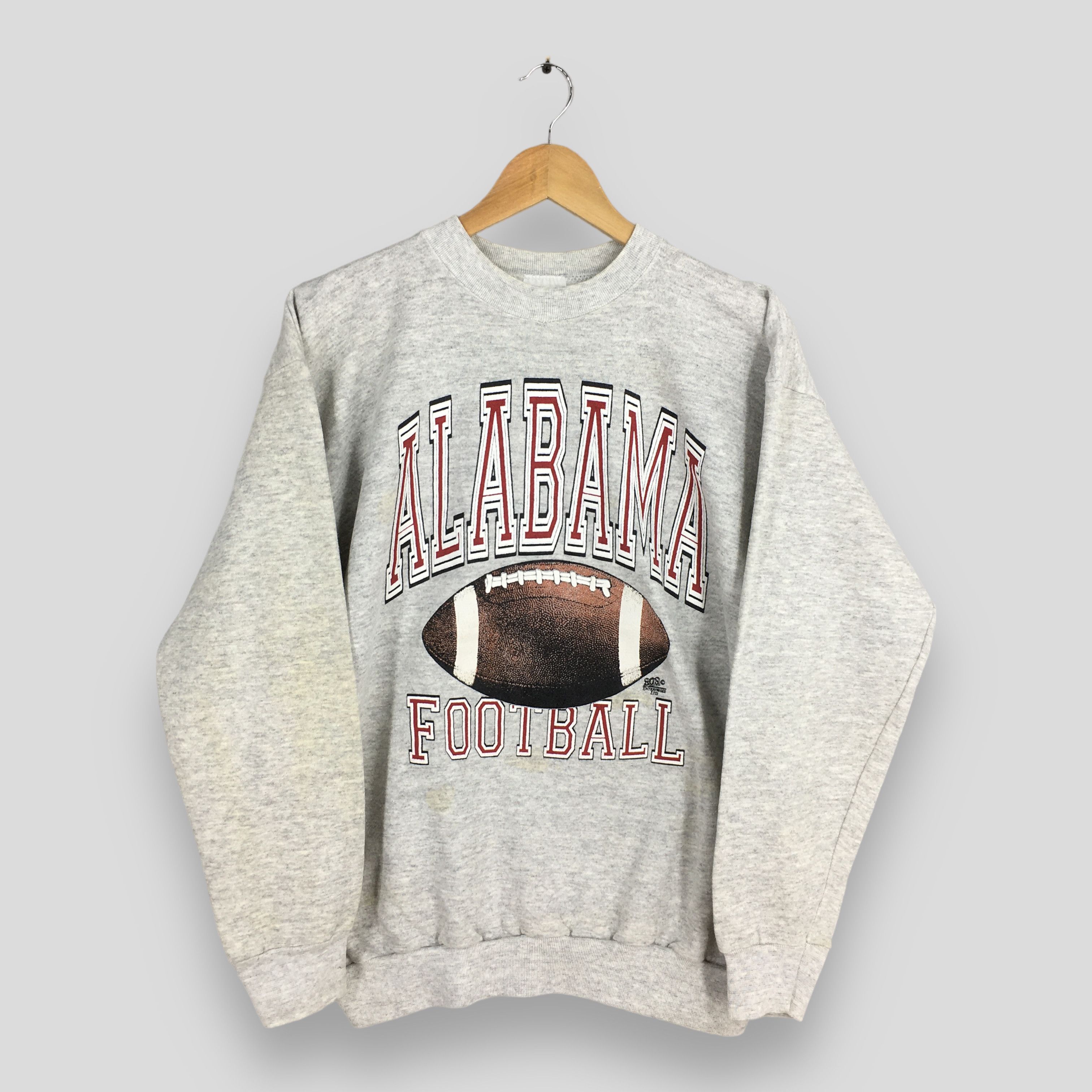 NCAA × Vintage Vintage Alabama Crimson Tide Football Gray Sweatshirt XLarge Size US XL / EU 56 / 4 - 1 Thumbnail