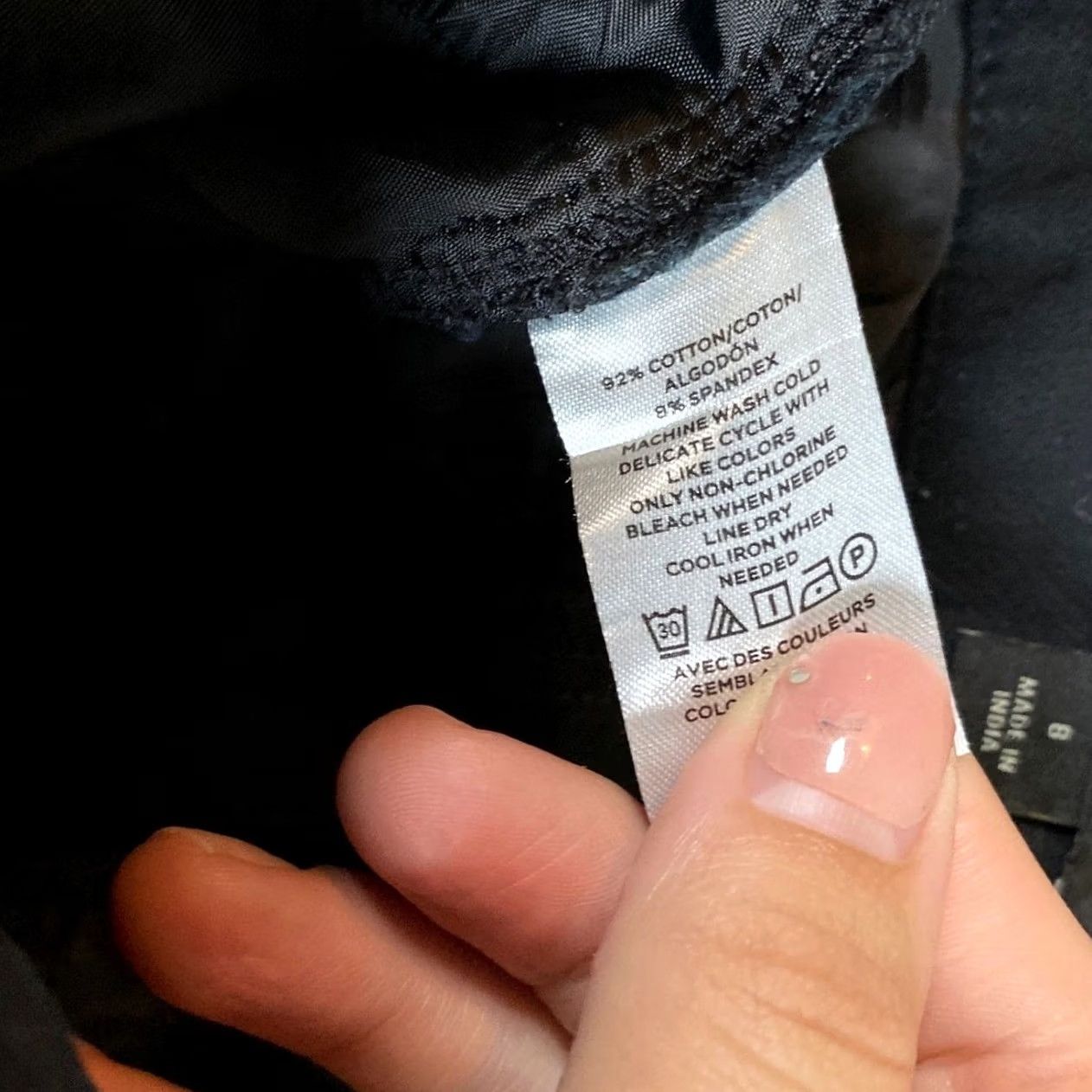 Ann Taylor Ann Taylor Factory Womens Pants Black Capri Cropped Mid Rise Stretch 8 Size 24" / US 00 / IT 34 - 6 Thumbnail