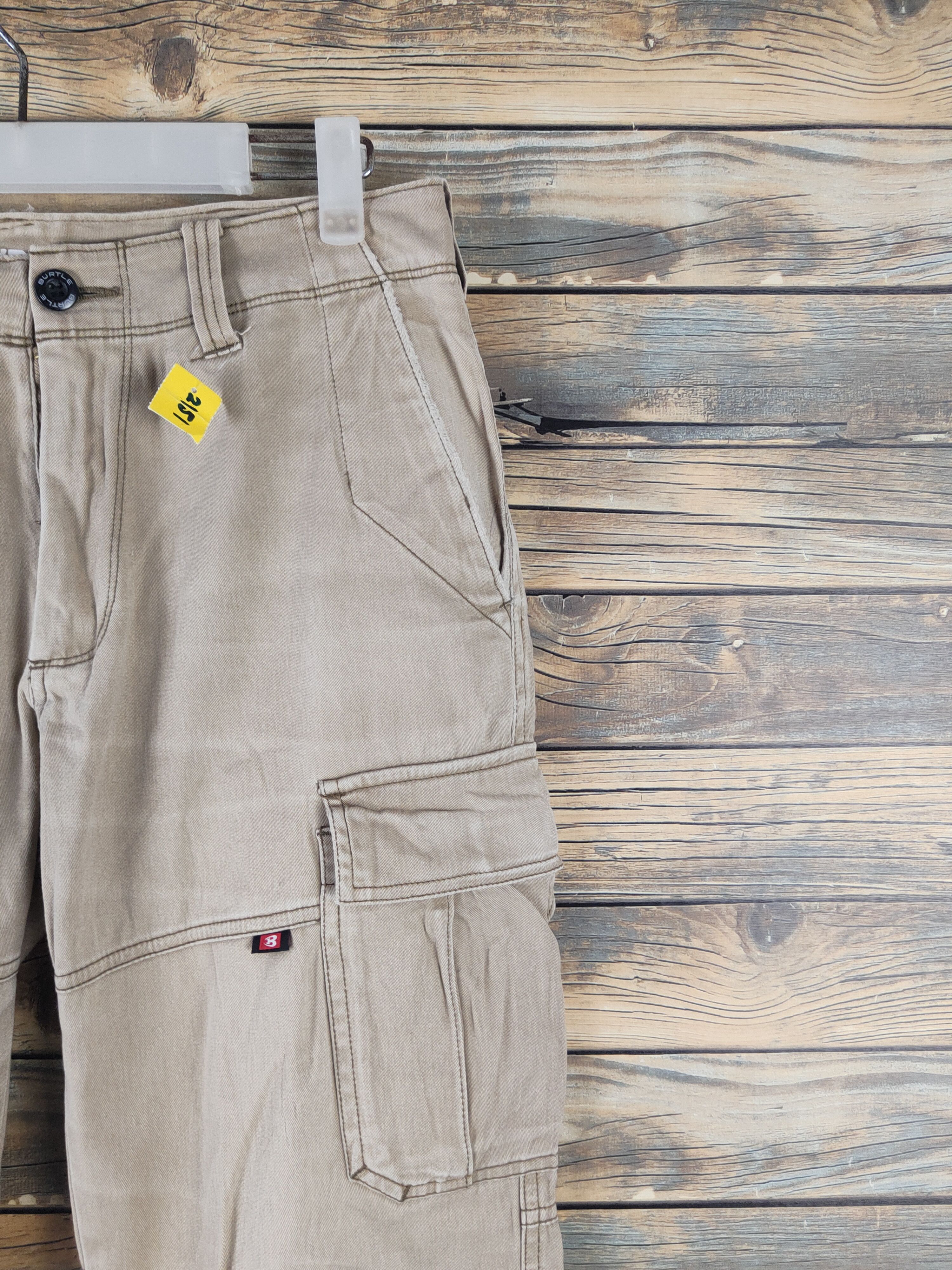 Japanese Brand DL Burtle Beige Multipocket Cargo Pants #2151 Size US 29 - 7 Thumbnail