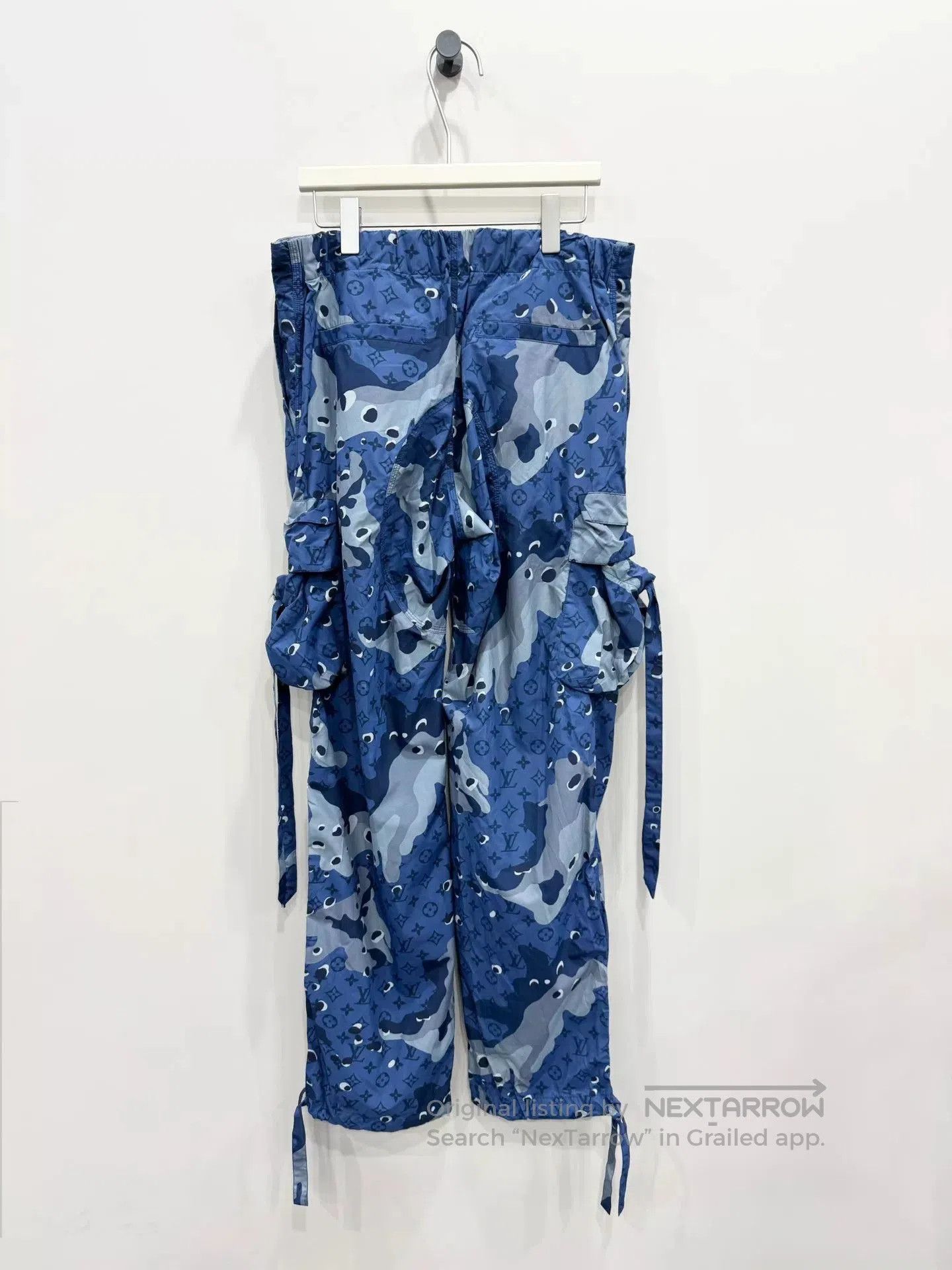 Louis Vuitton Louis Vuitton Blue Camo Nylon Casual Pants. Size US 42 / EU 58 - 2 Thumbnail