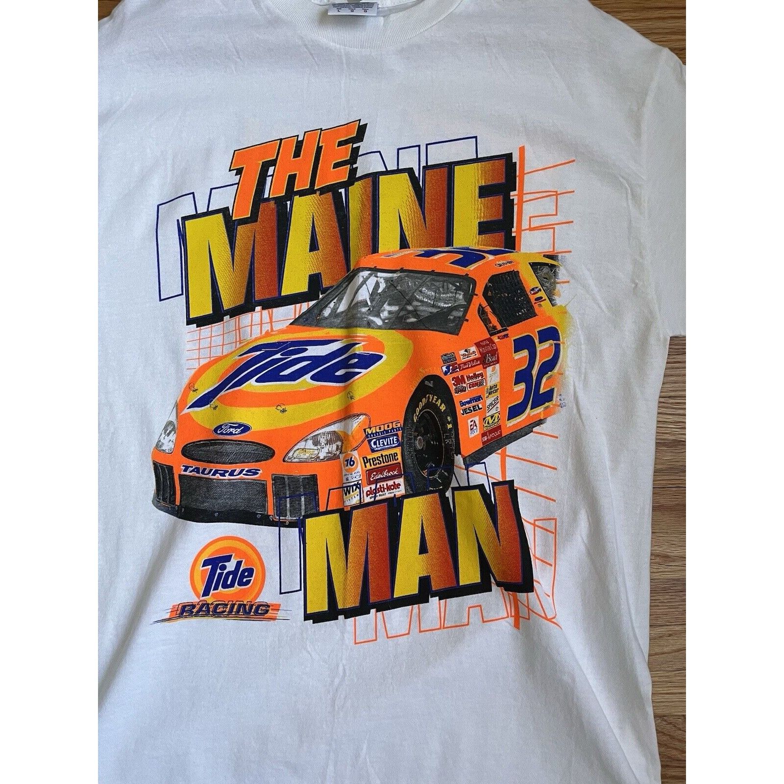 NASCAR NEW VINTAGE NASCAR RACING RICKY CRAVEN #32 TIDE T SIZE L Y2K Size US L / EU 52-54 / 3 - 3 Thumbnail