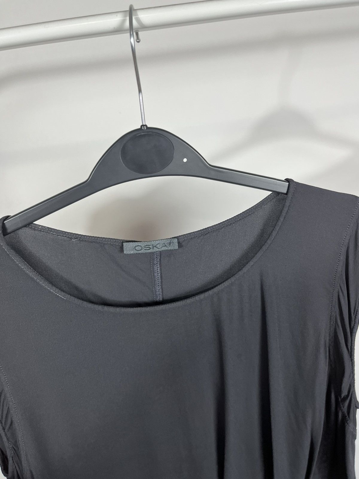 OSKA Oska Grey Sleeveless Mini Dress – Women’s Size 2 (M/L) Size M / US 6-8 / IT 42-44 - 6 Thumbnail
