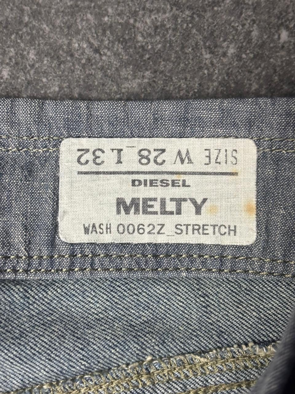 Diesel 2000s Diesel Melty Super Flared Stretch Jeans Size 28" / US 6 / IT 42 - 5 Thumbnail
