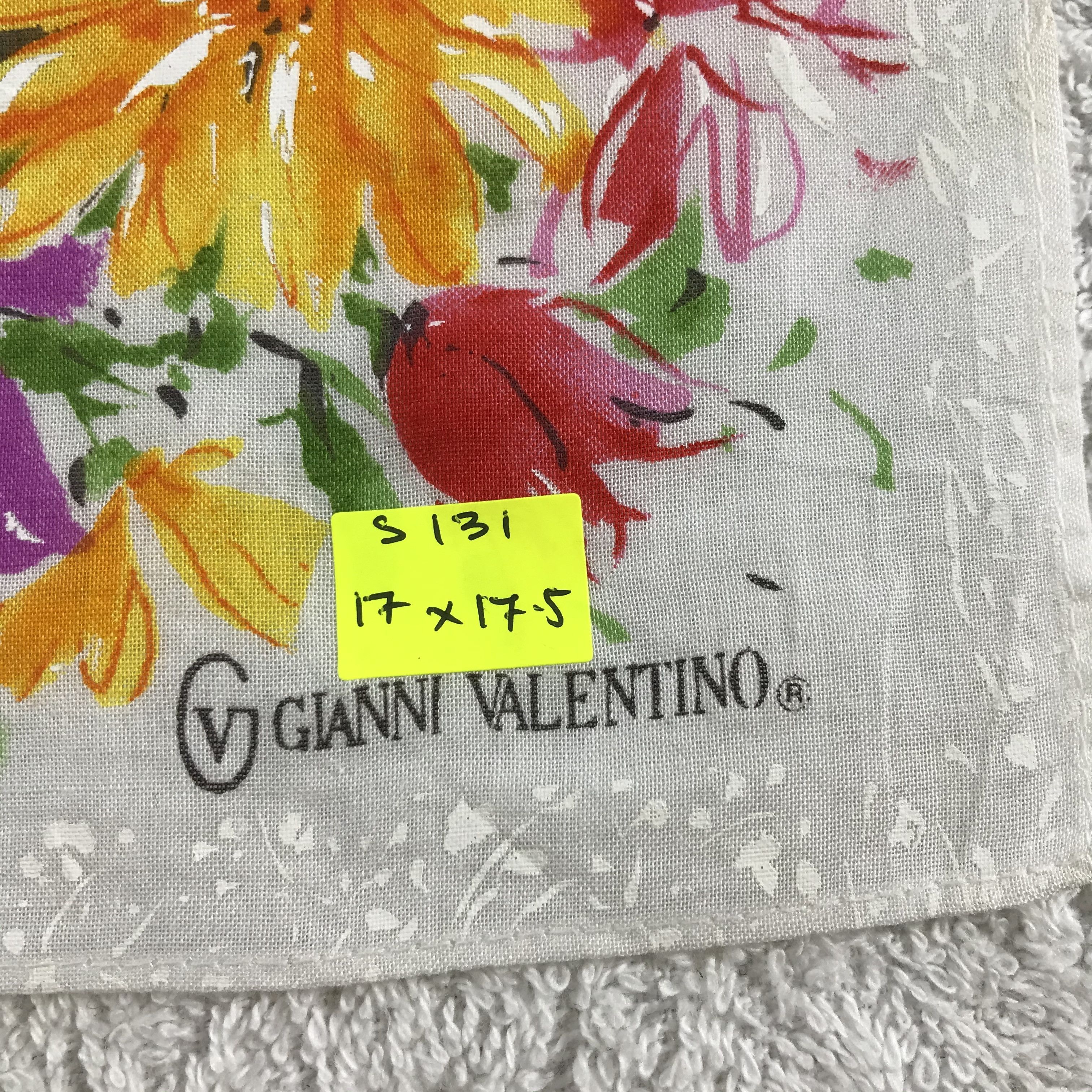 Gianni Valentino × Vintage Gianni Valentino Bandana / Handkerchief / Neckerchief - S131 Size ONE SIZE - 5 Thumbnail