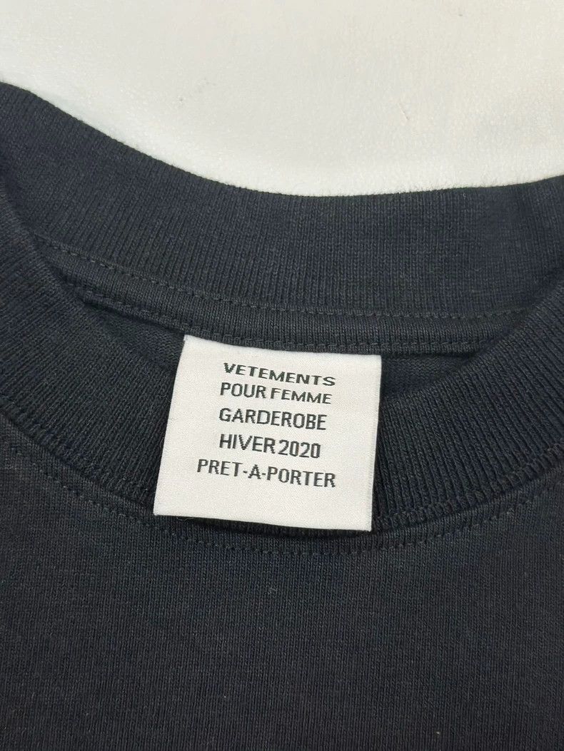 Other Vetements Black Short Sleeve Size US XS / EU 42 / 0 - 2 Thumbnail