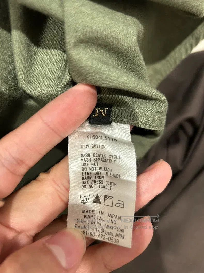 Kapital Kapital Military Style Cotton Shirt. Size US M / EU 48-50 / 2 - 5 Thumbnail