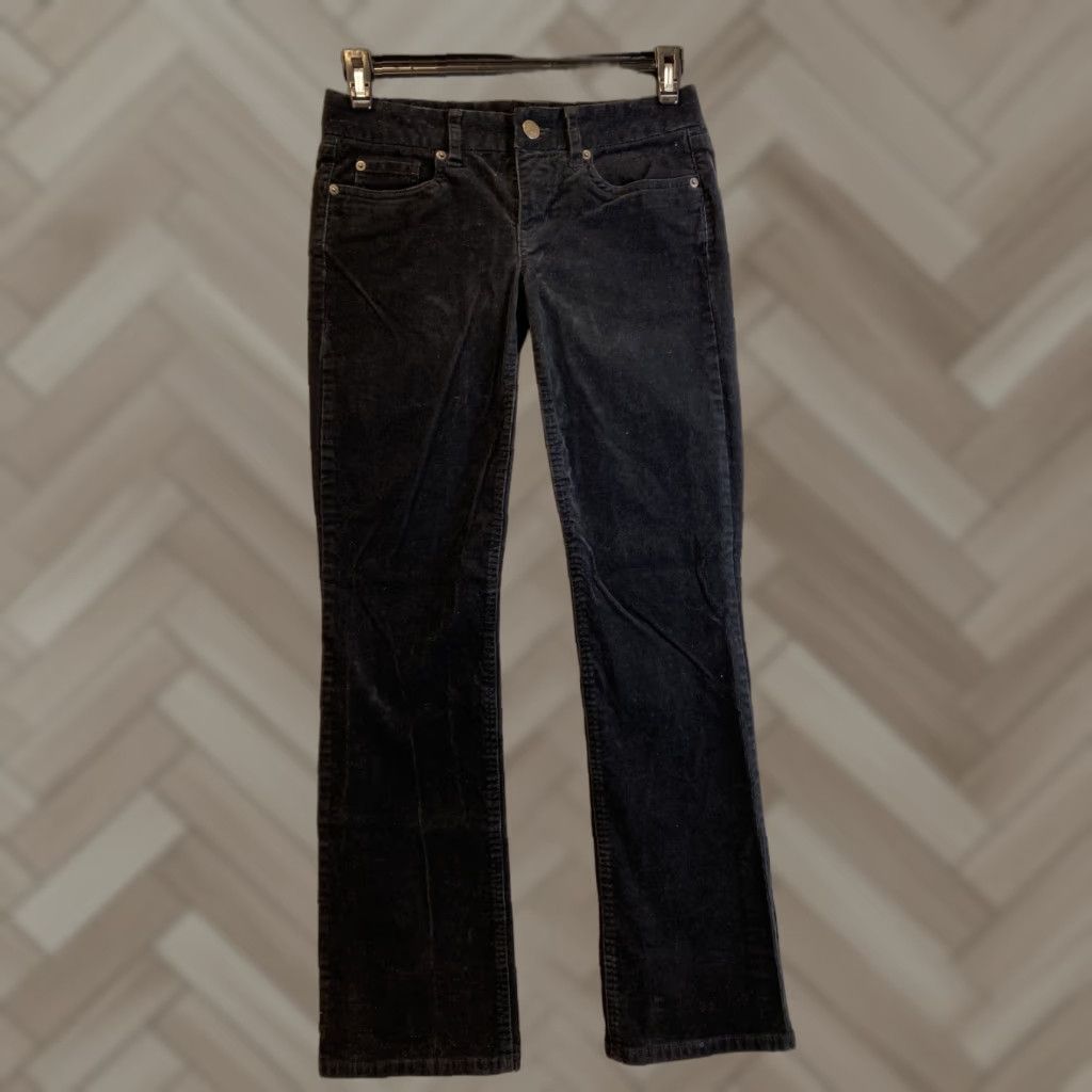 J.Crew J.CREW Corduroy Pants 5 Pocket Skinny 29x29 Black Women Adult Regular Denim Casual Size 29" - 1 Thumbnail