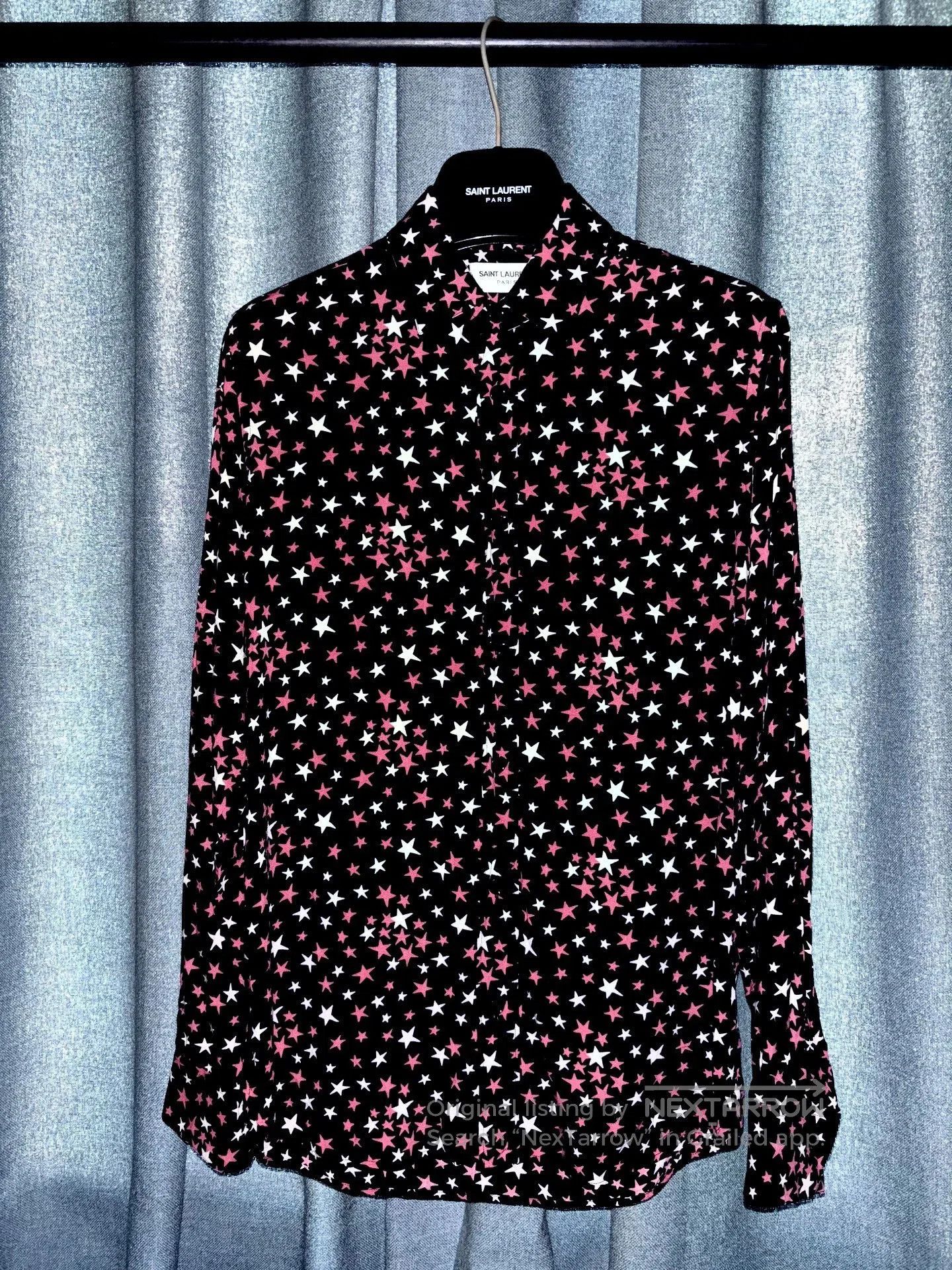 Saint Laurent Paris Saint Laurent SLP 2016 FW Star Shirt. Size US M / EU 48-50 / 2 - 1 Thumbnail