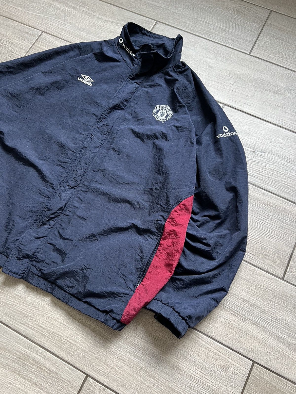 Nike × Vintage MANCHESTER UNITED 2000 2002 TRAINING FOOTBALL JACKET UMBRO Size US XL / EU 56 / 4 - 5 Thumbnail