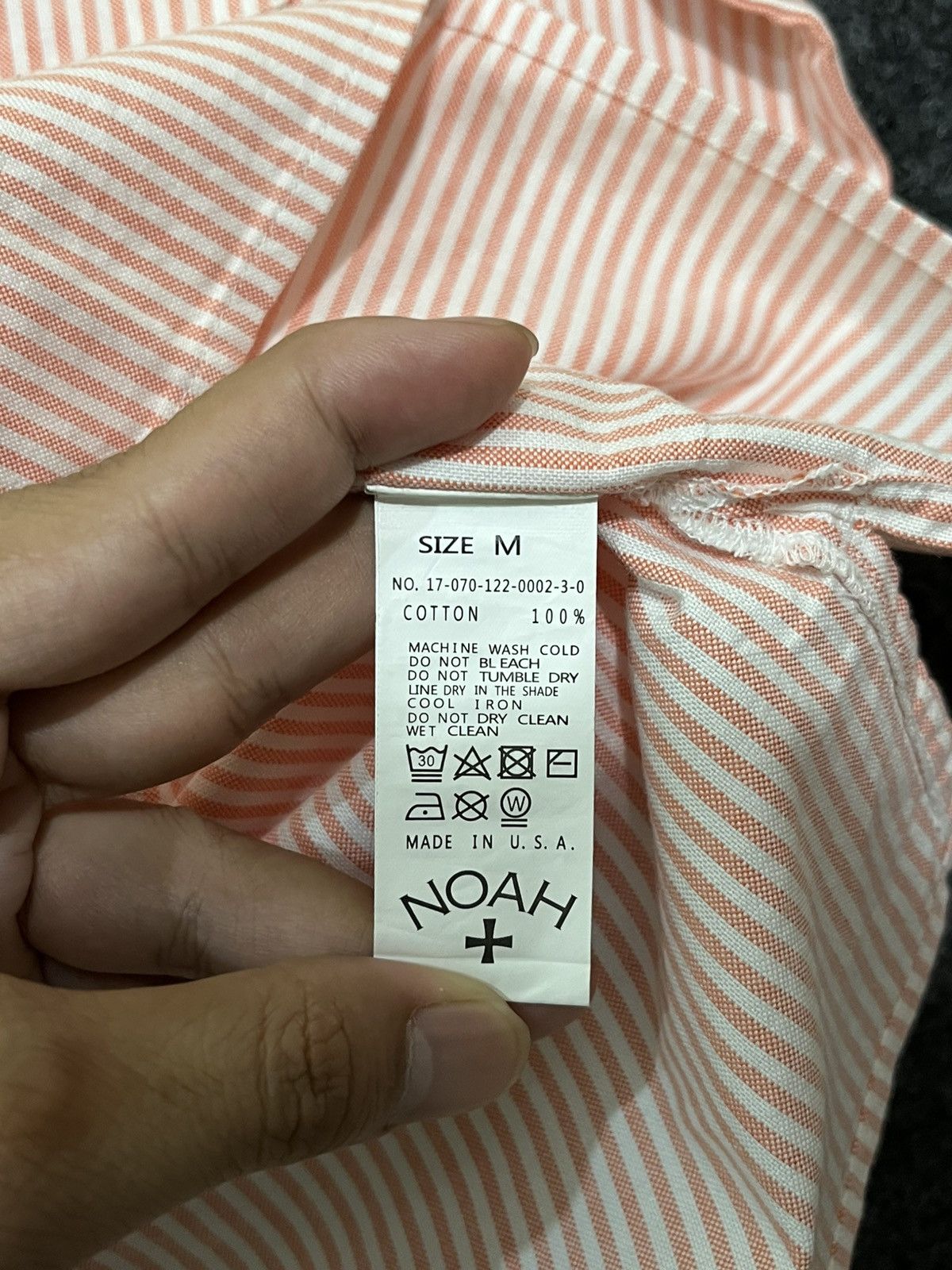 Noah NOAH NYC BAR LOGO STRIPE SHIRTS Size US M / EU 48-50 / 2 - 5 Thumbnail