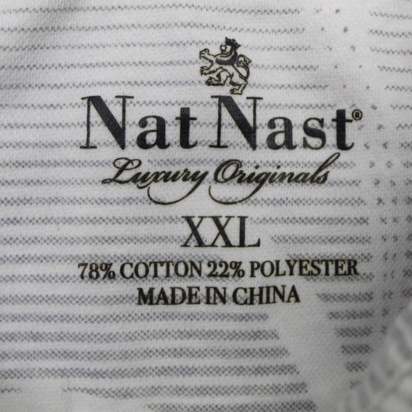 Nat Nast Nat Nast Polo Shirt Mens 2XL Gray Floral Cotton/Poly Short Sleeve Pullover Polo Shirt Mens 2XL Gray Floral Cotton/Poly Short Sleeve Pullover Size US XXL / EU 58 / 5 - 7 Thumbnail