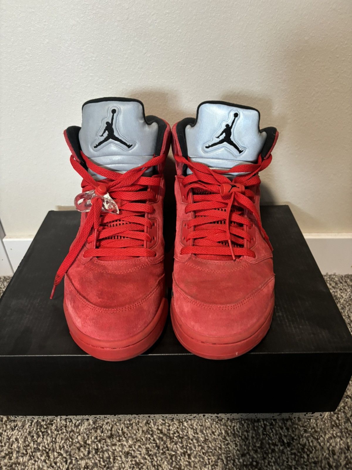 Jordan Brand Jordan 5 “red suede” Size US 11 / EU 44 - 5 Thumbnail