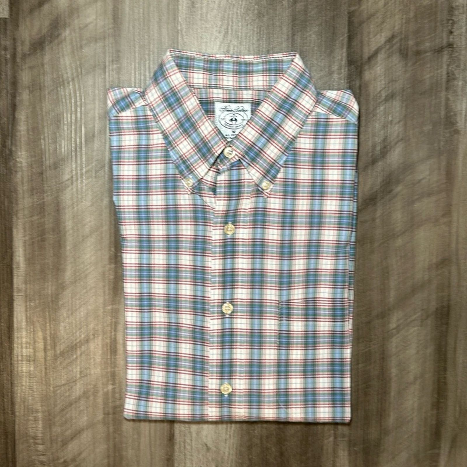 Brooks Brothers Brooks Brothers Soft All Cotton Short Sleeve - Medium Size US M / EU 48-50 / 2 - 1 Thumbnail