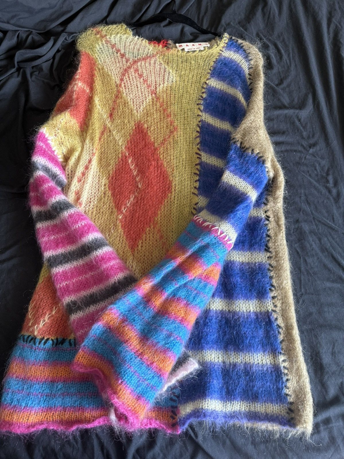 Marni Marni oversized patchwork jumper Size US M / EU 48-50 / 2 - 2 Thumbnail