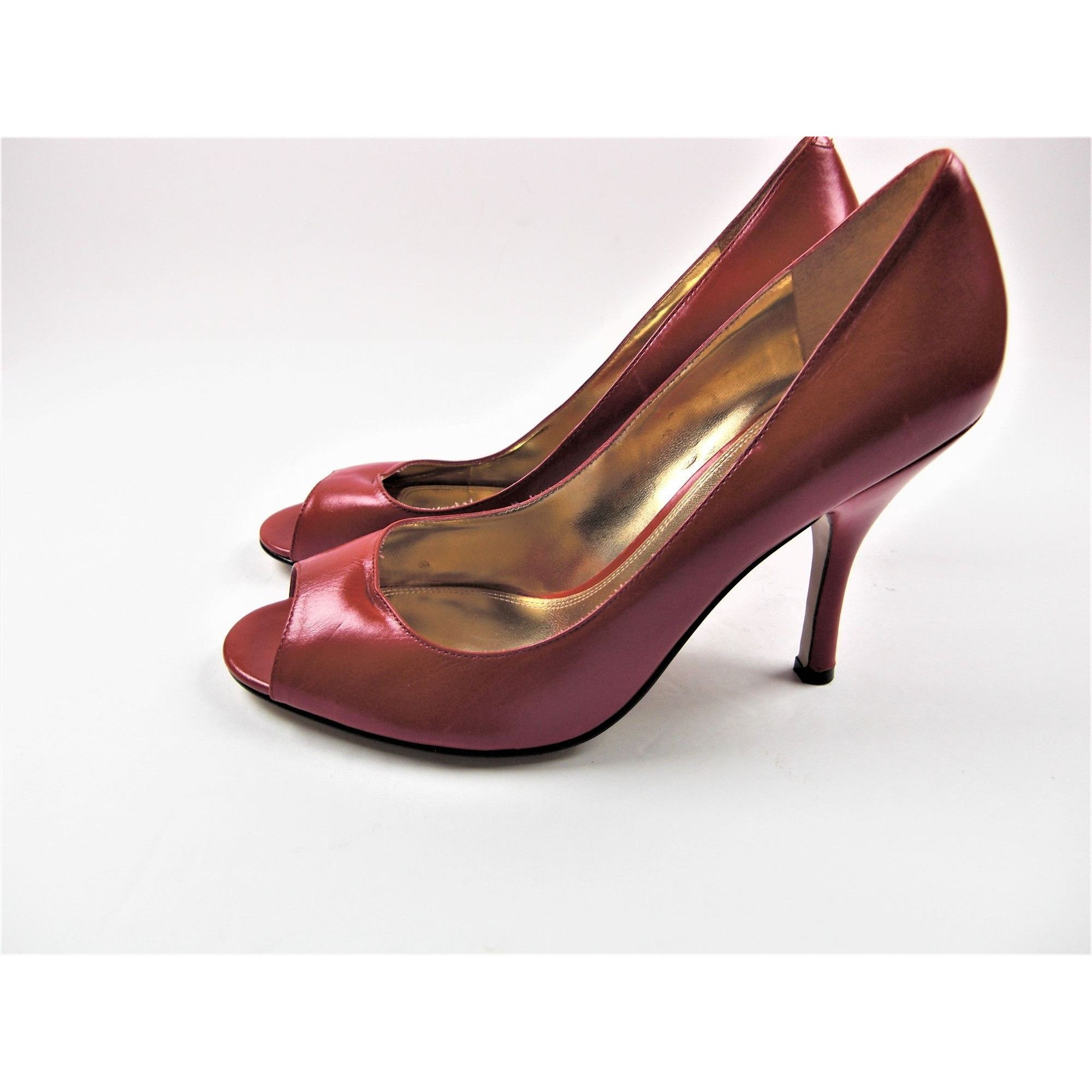 Other Enzo Angiolini Heels Womens 7.5 M Stiletto Peep Toe Pumps Re Size US 7.5 / IT 37.5 - 6 Thumbnail