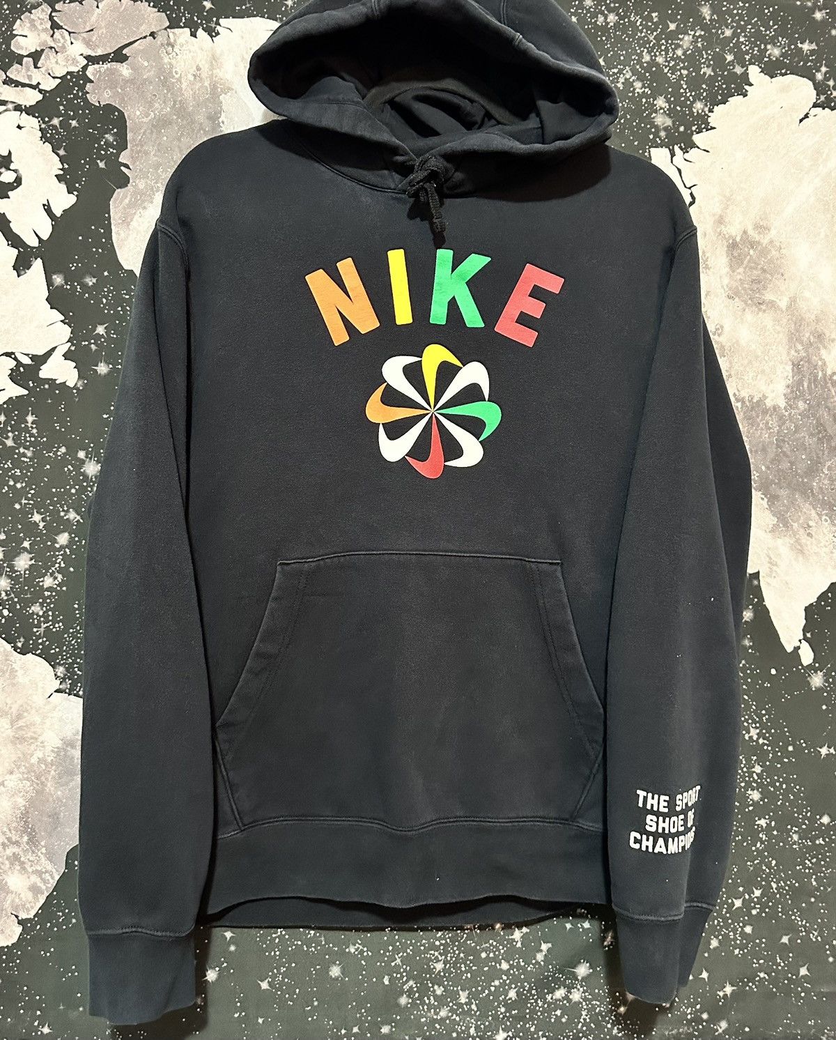 Nike Nike Multi-Color Swoosh Logo hoodie Size US M / EU 48-50 / 2 - 1 Thumbnail