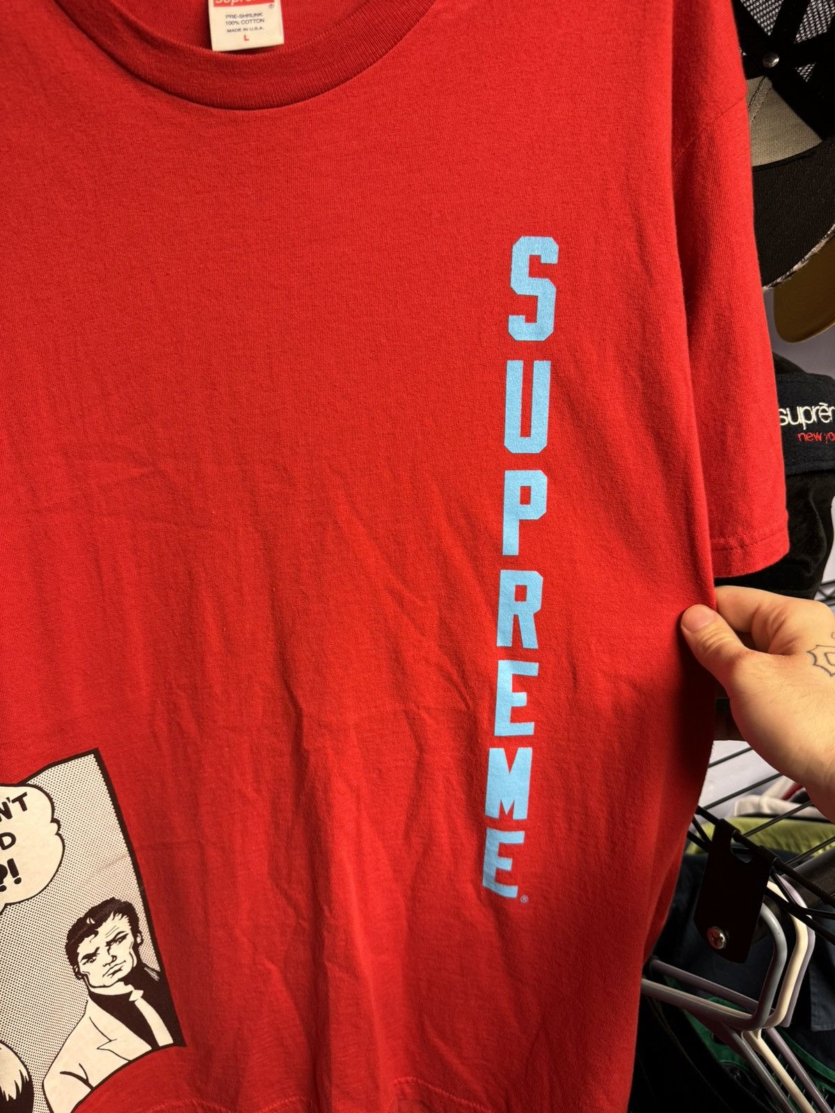 Supreme × Thrasher Supreme Thrasher Boyfriend Tee Red Large Size US L / EU 52-54 / 3 - 4 Thumbnail