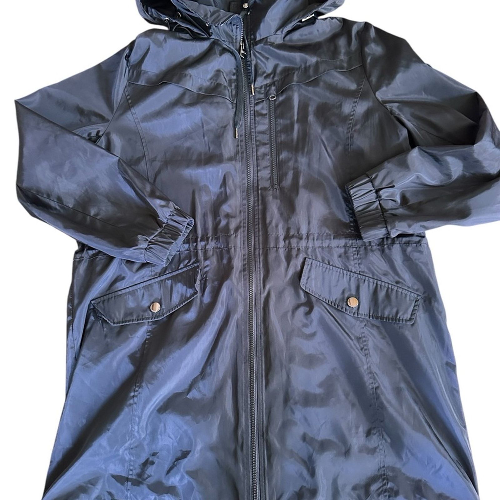 Lucky Brand Lucky Brand Anorak Windbreaker Jacket – Black –Size XL – EUC Size XL / US 12-14 / IT 48-50 - 3 Thumbnail