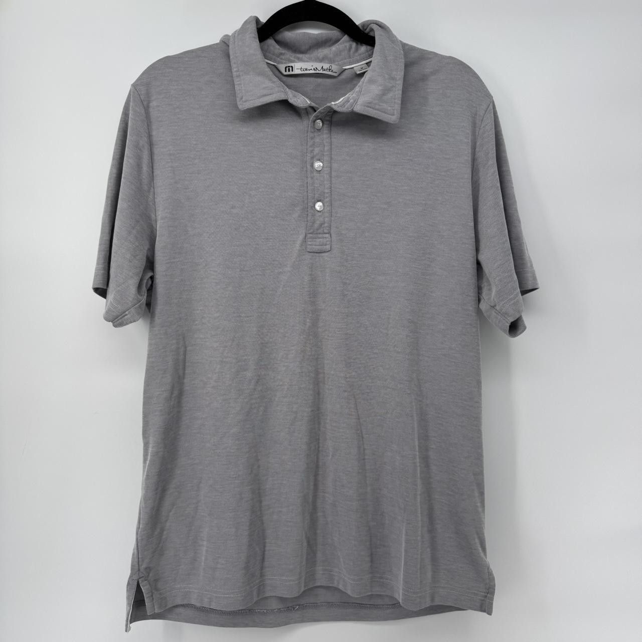 Other TravisMathew Polo Shirt Men’s Gray Short Sleeve Golf Casual Size US L / EU 52-54 / 3 - 1 Thumbnail