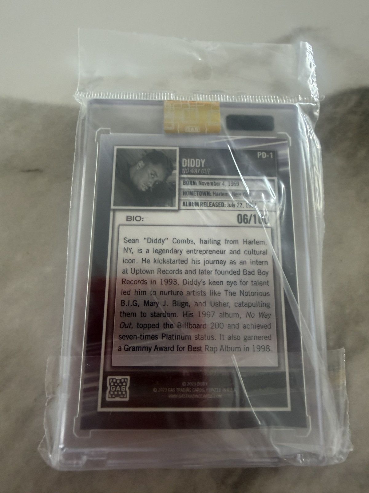 GAS GAS Complex Limited Diddy Puff Daddy Box Set Hologram Cards Size ONE SIZE - 10 Thumbnail