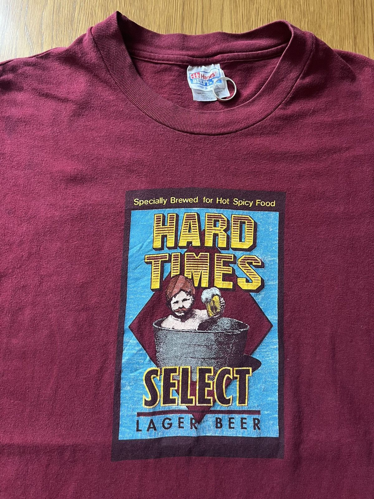 Vintage Promo HARD TIMES SELECT LAGER BEER 90’s Tshirt
