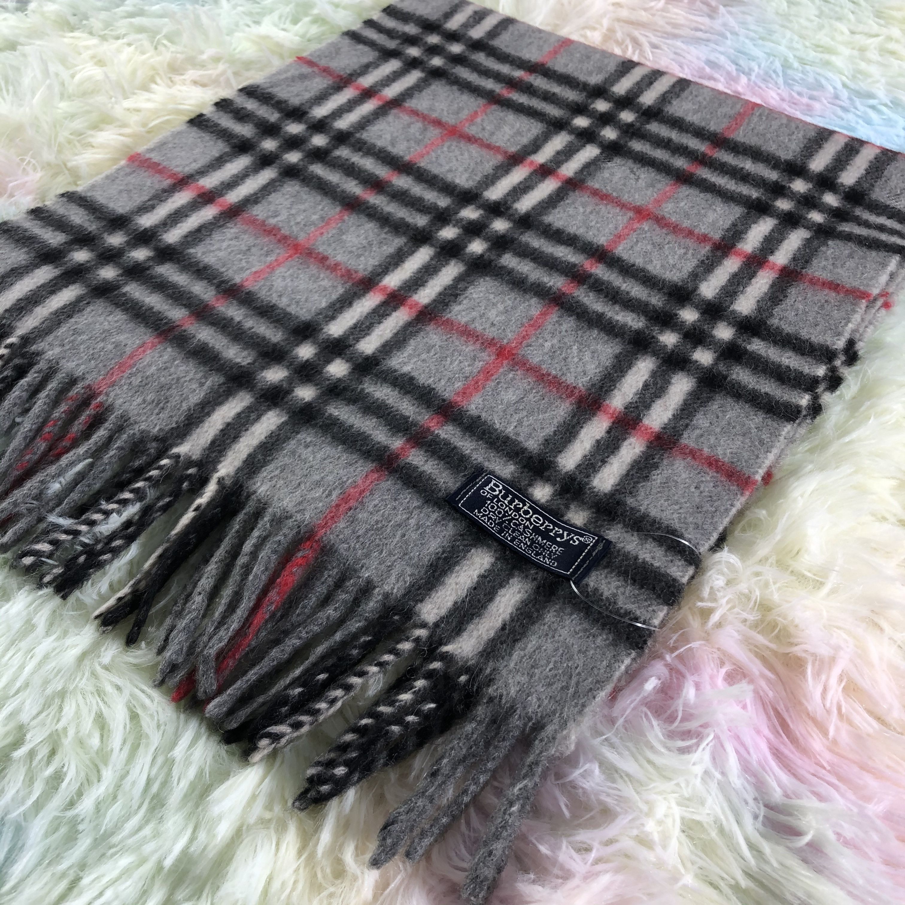 Burberry × Vintage Burberry Scarf / Muffler / Neckwear - KM179 Size ONE SIZE - 3 Thumbnail