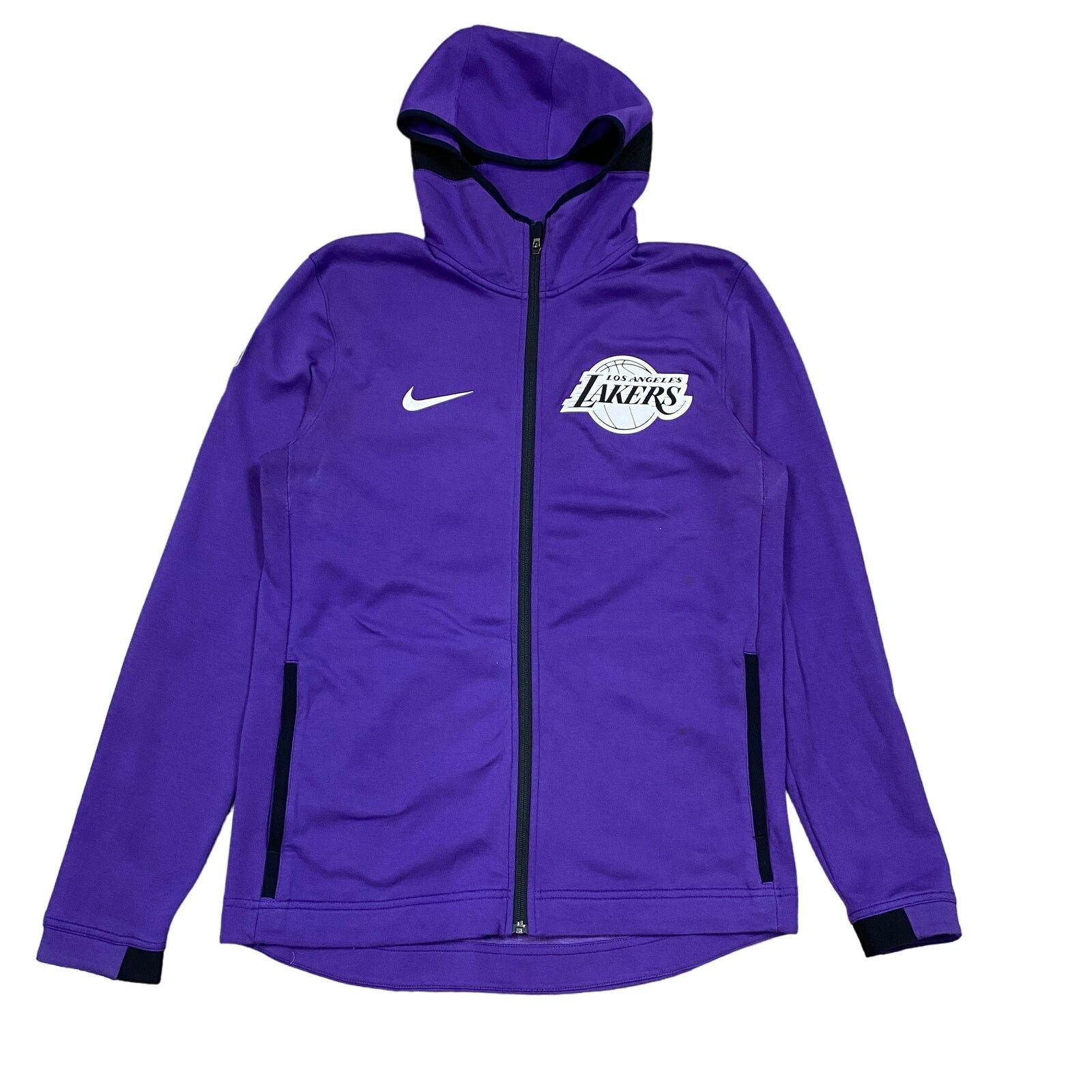 NBA × Nike Nike LA Lakers Showtime Performance Dri-Fit Zip Hoodie M Size US M / EU 48-50 / 2 - 1 Thumbnail