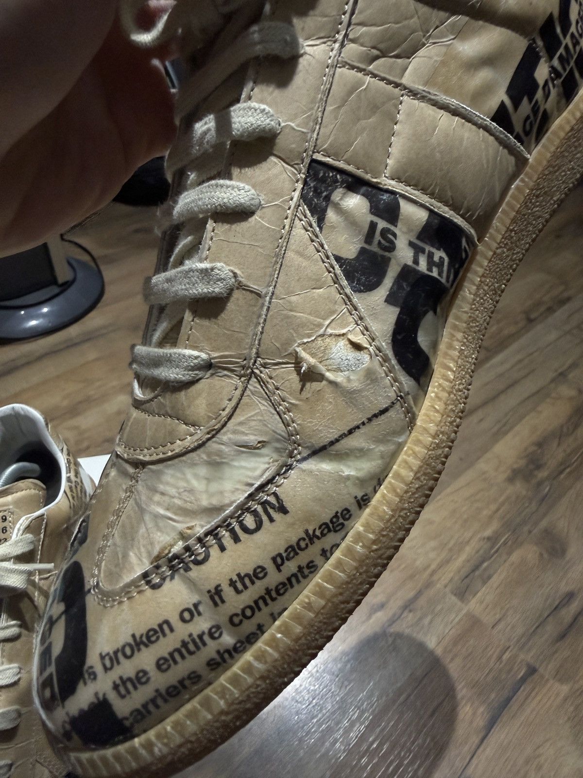 Maison Margiela Maison Margiela Natural Taped Gats Size US 11 / EU 44 - 4 Thumbnail