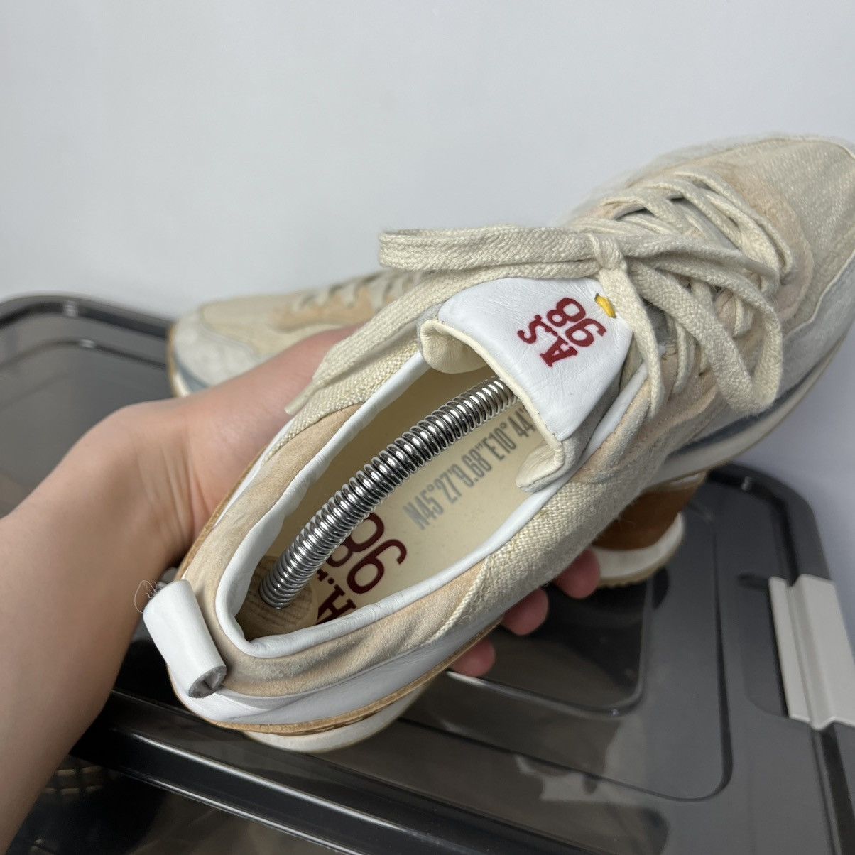 A.S.98 A.S.98 Burke Lux Italian Sneakers Handcrafted Retro Runner Size US 9 / EU 42 - 9 Thumbnail