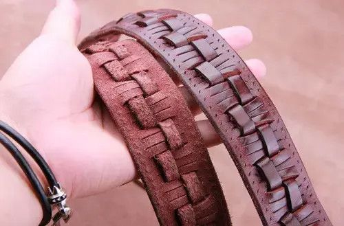 Other Rare Leather Braided Belt Size ONE SIZE - 3 Thumbnail
