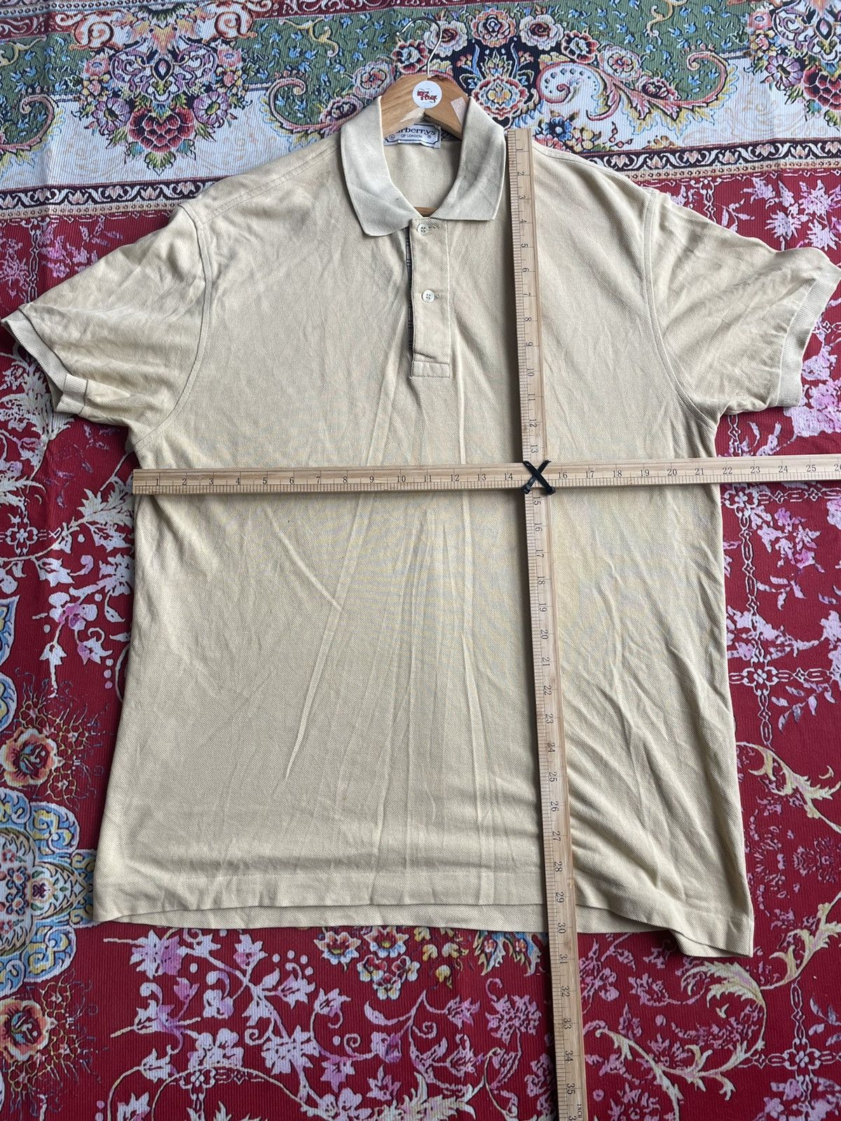Burberry Vintage Burberrys Polo Shirt With Og Logo Size US M / EU 48-50 / 2 - 7 Thumbnail